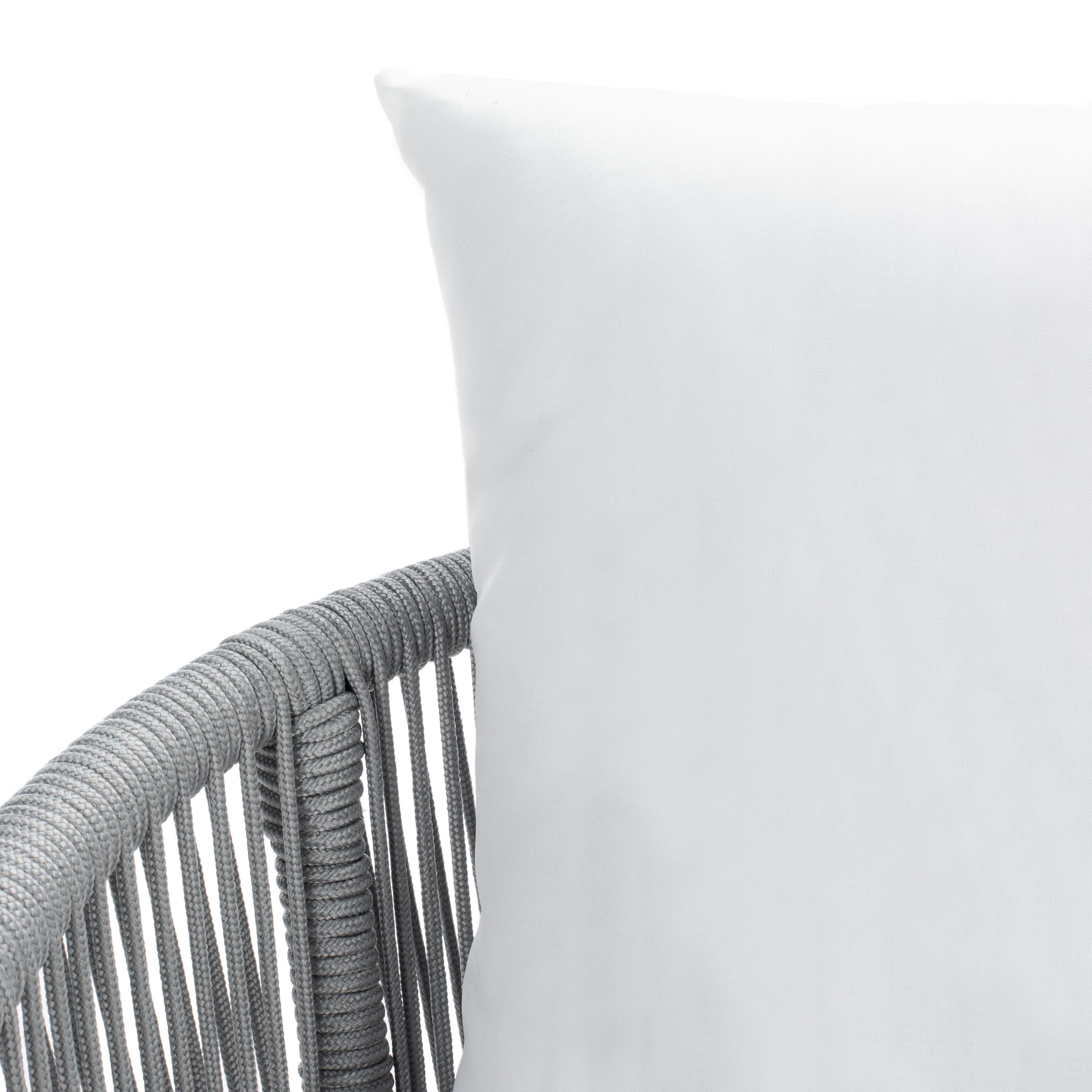 Belmi 4 Piece Rope Living Set - Indoor/Outdoor - PAT7517 - Grey/Beige - Safavieh