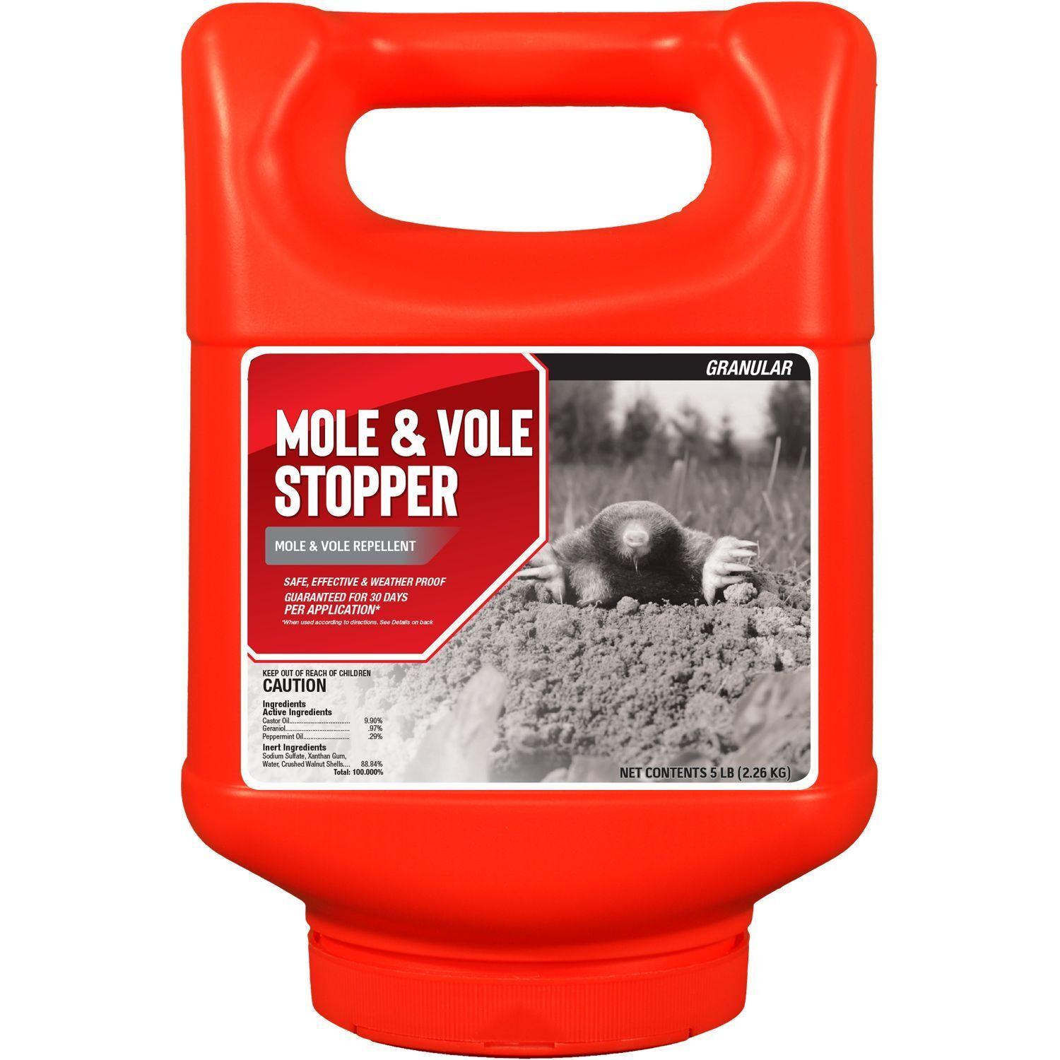 5 lb Red Granular Mole and Vole Repellent