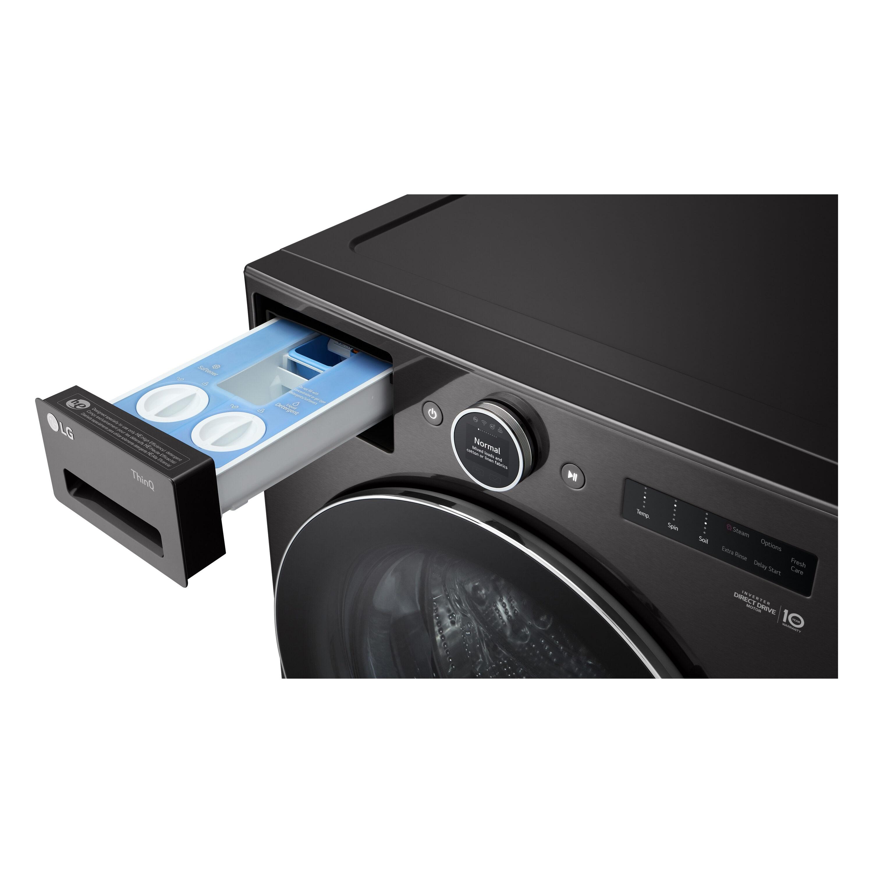 LG 5.0 cu. ft. Mega Capacity Smart Front Load Washer with AI DD 2.0 Built-In Intelligence & TurboWash 360°