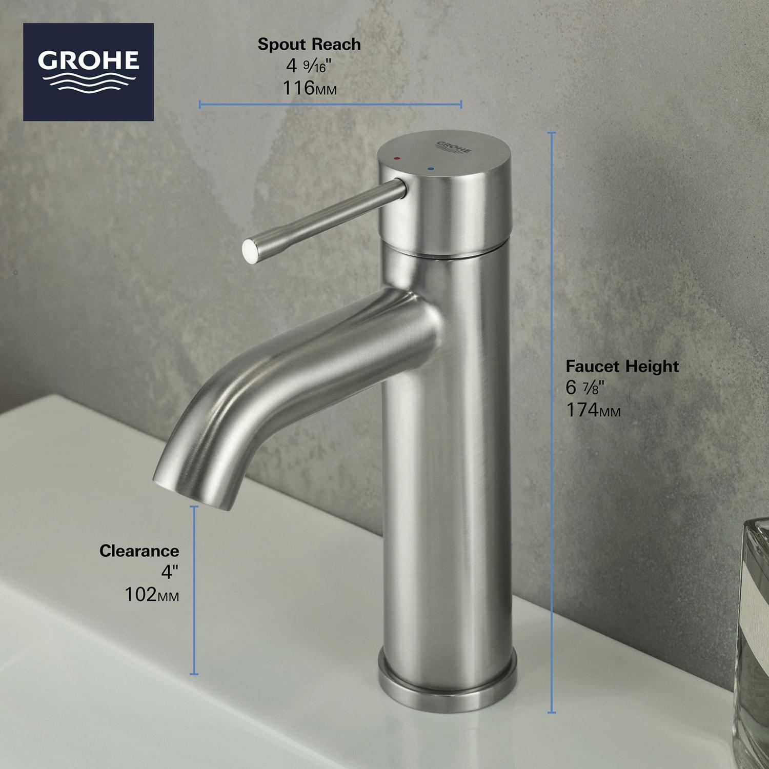 Essence New Single Hole Faucet with Drain Assembly
