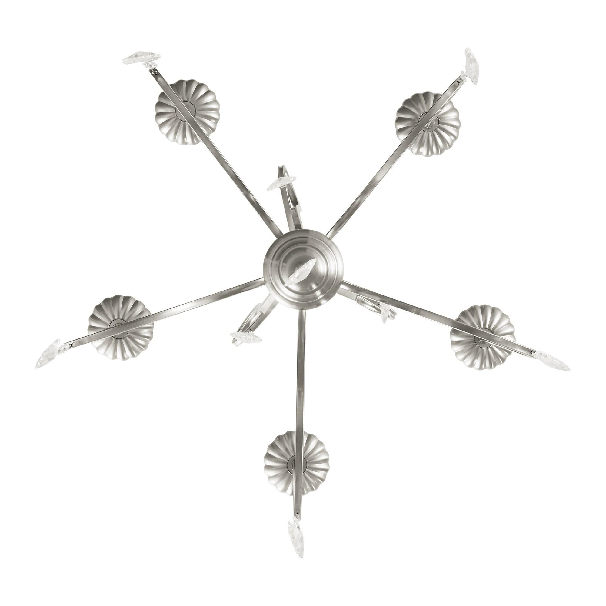 Livex Lighting Callisto 5 - Light Chandelier in  Brushed Nickel