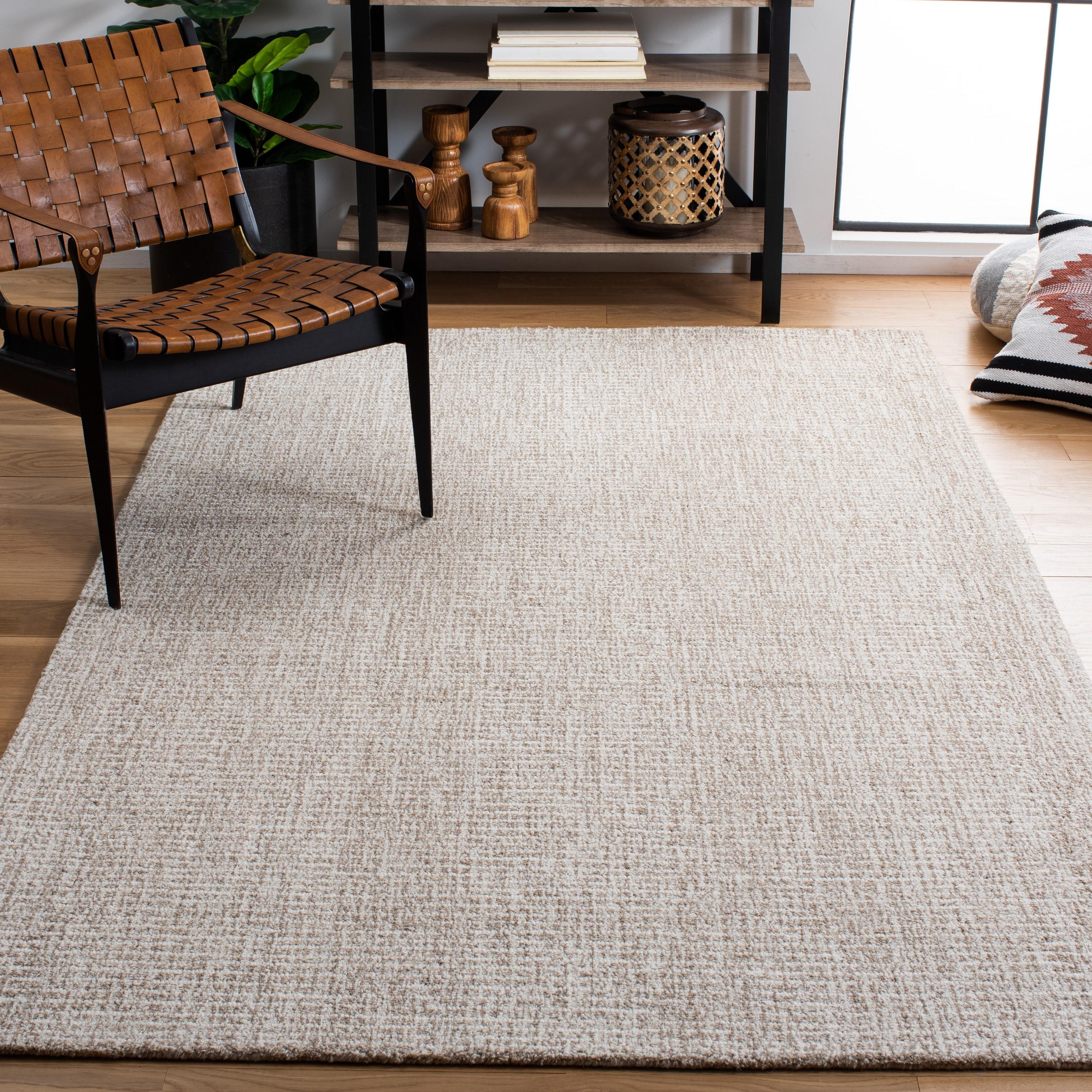 Abstract ABT468 Handmade Indoor Accent Rug - Ivory/Gray - 2'x3' - Safavieh