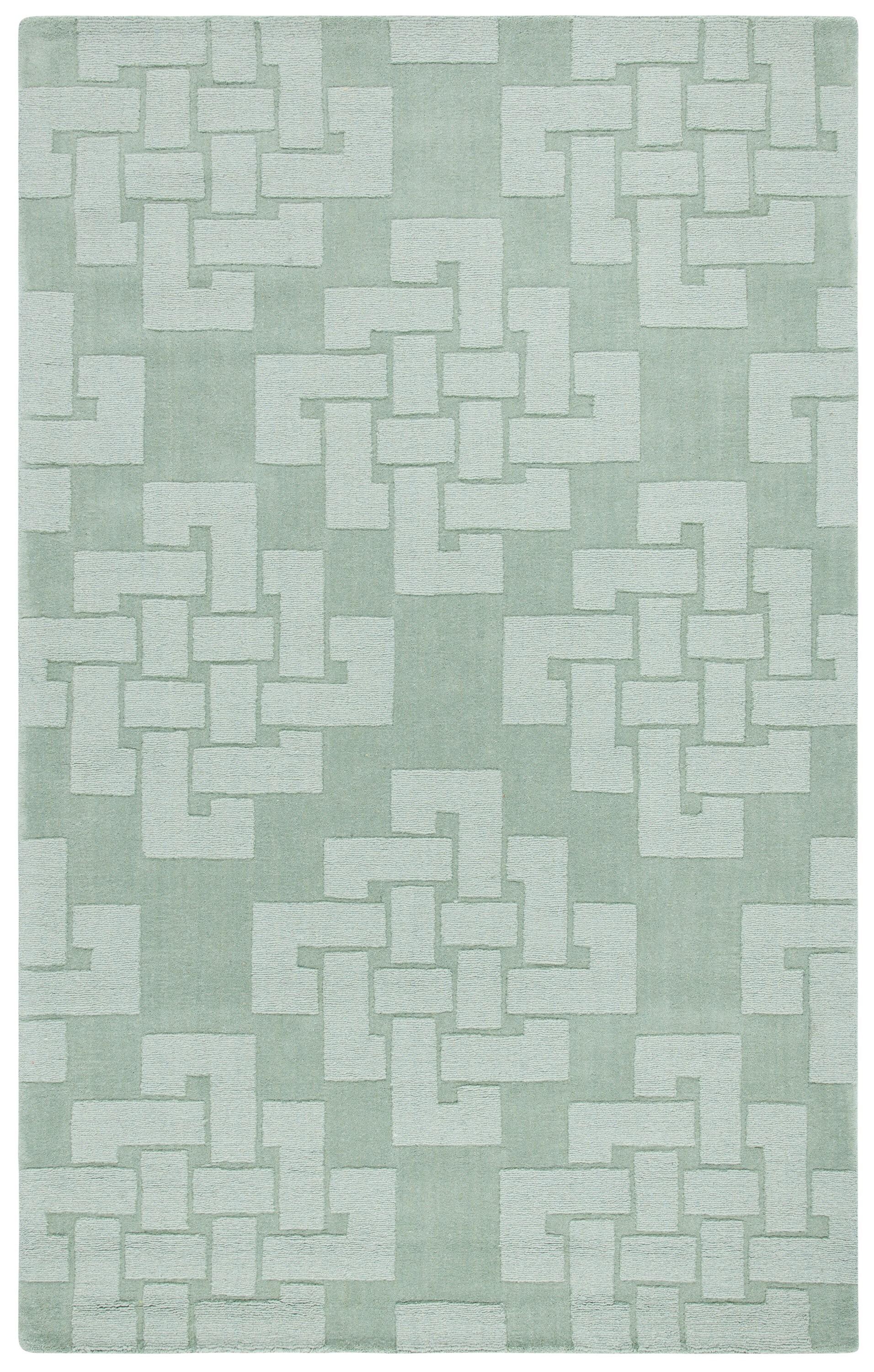 Martha Stewart Hand Tufted Wool Pile Geometric Rug