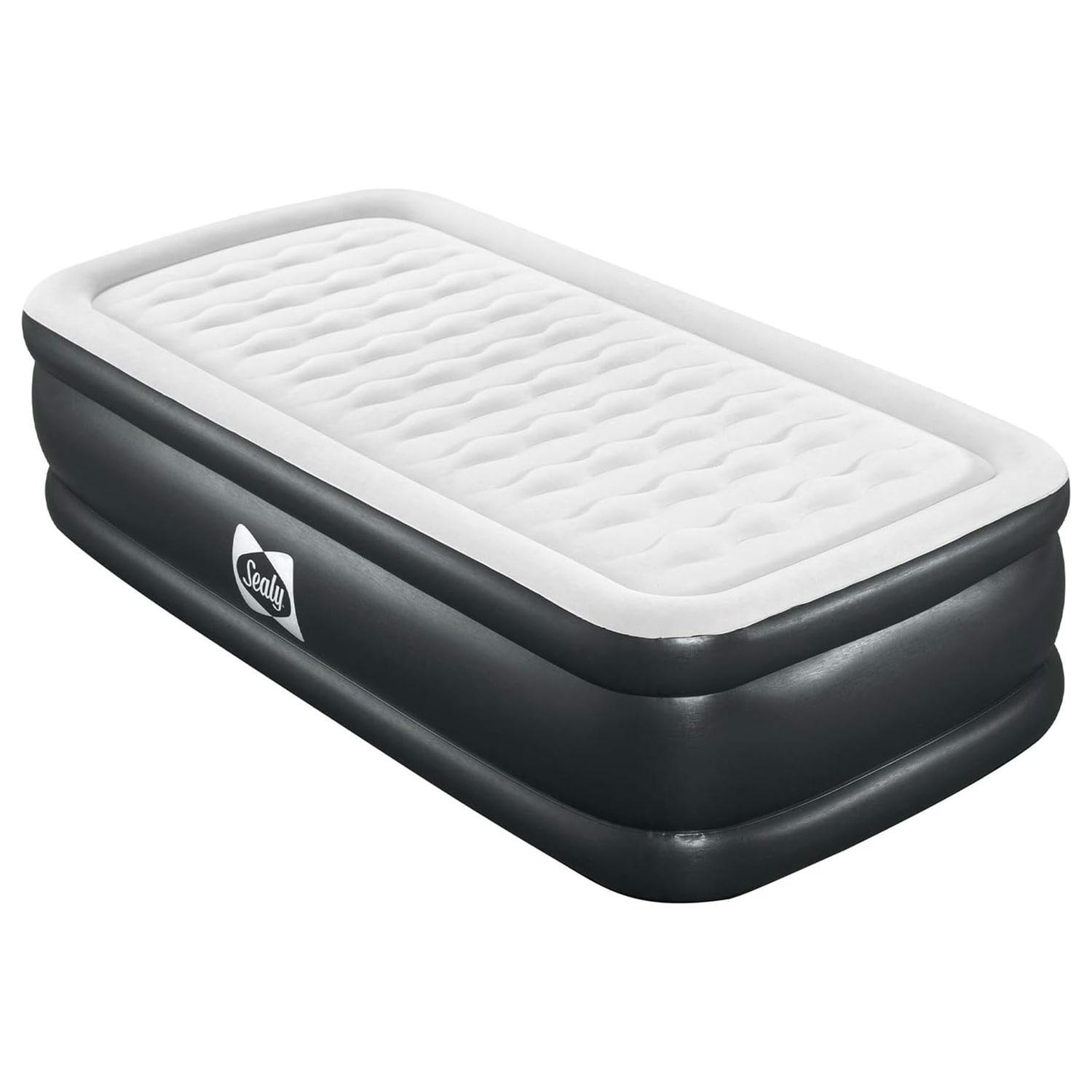 Bestway Sealy Tritech Inflatable Air Mattress Bed Queen 20" with Built-In AC Pump & Bag