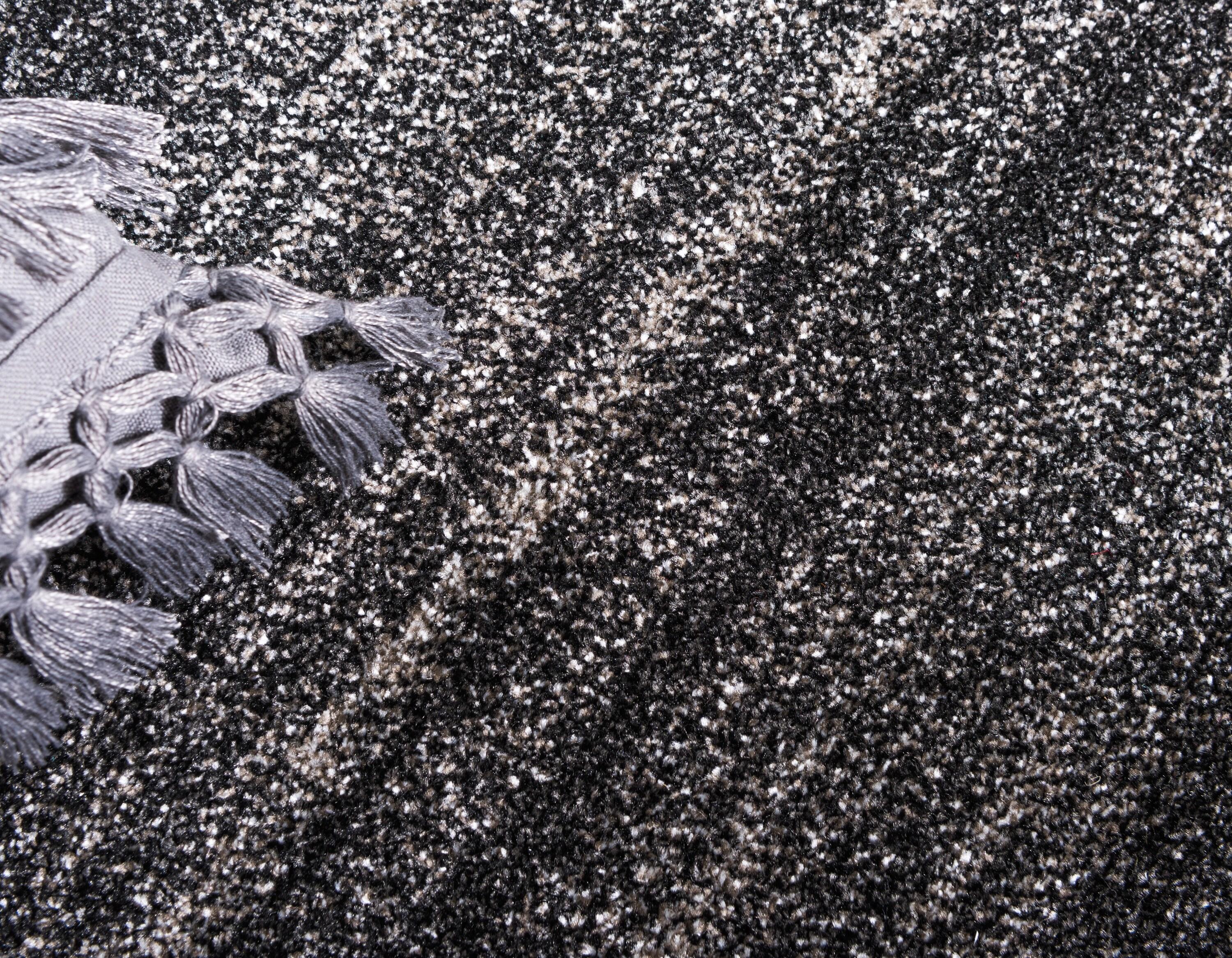 Rugs.com Angelica Collection Rug – 5' x 8' Black Medium Rug Perfect For Bedrooms, Dining Rooms, Living Rooms