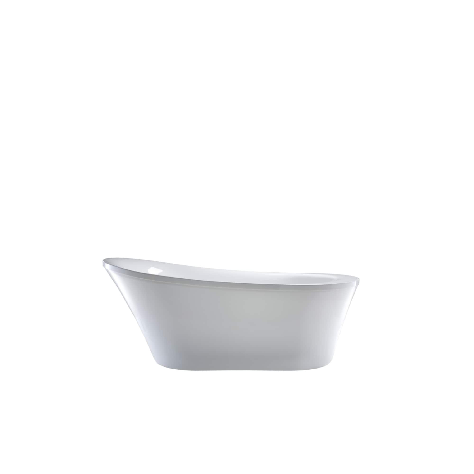 70" x 34" Freestanding Soaking Bathtub