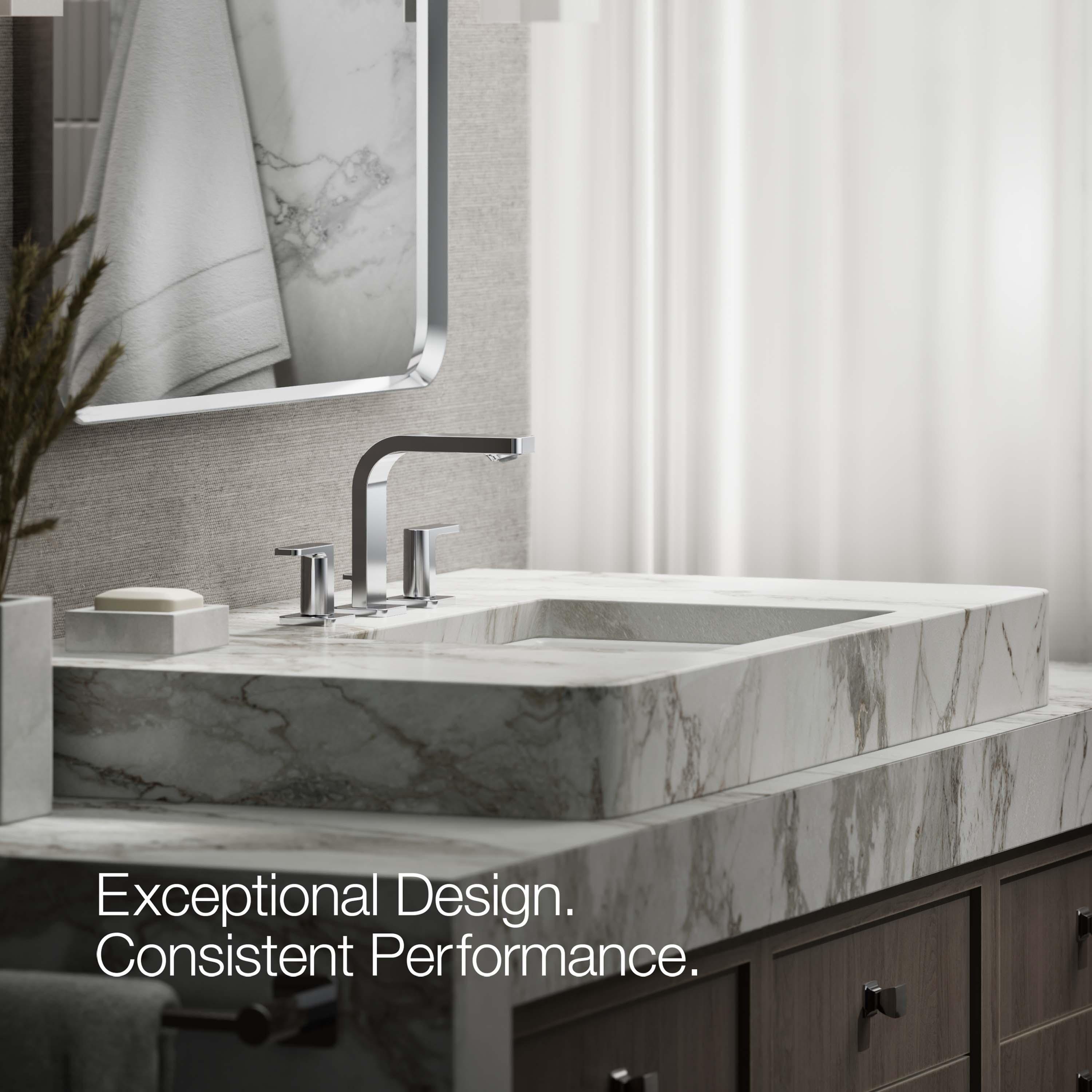 Parallel™Widespread Bathroom Faucet, 3-Hole Two Lever Handle Bathroom Sink Faucet, 1.2 GPM