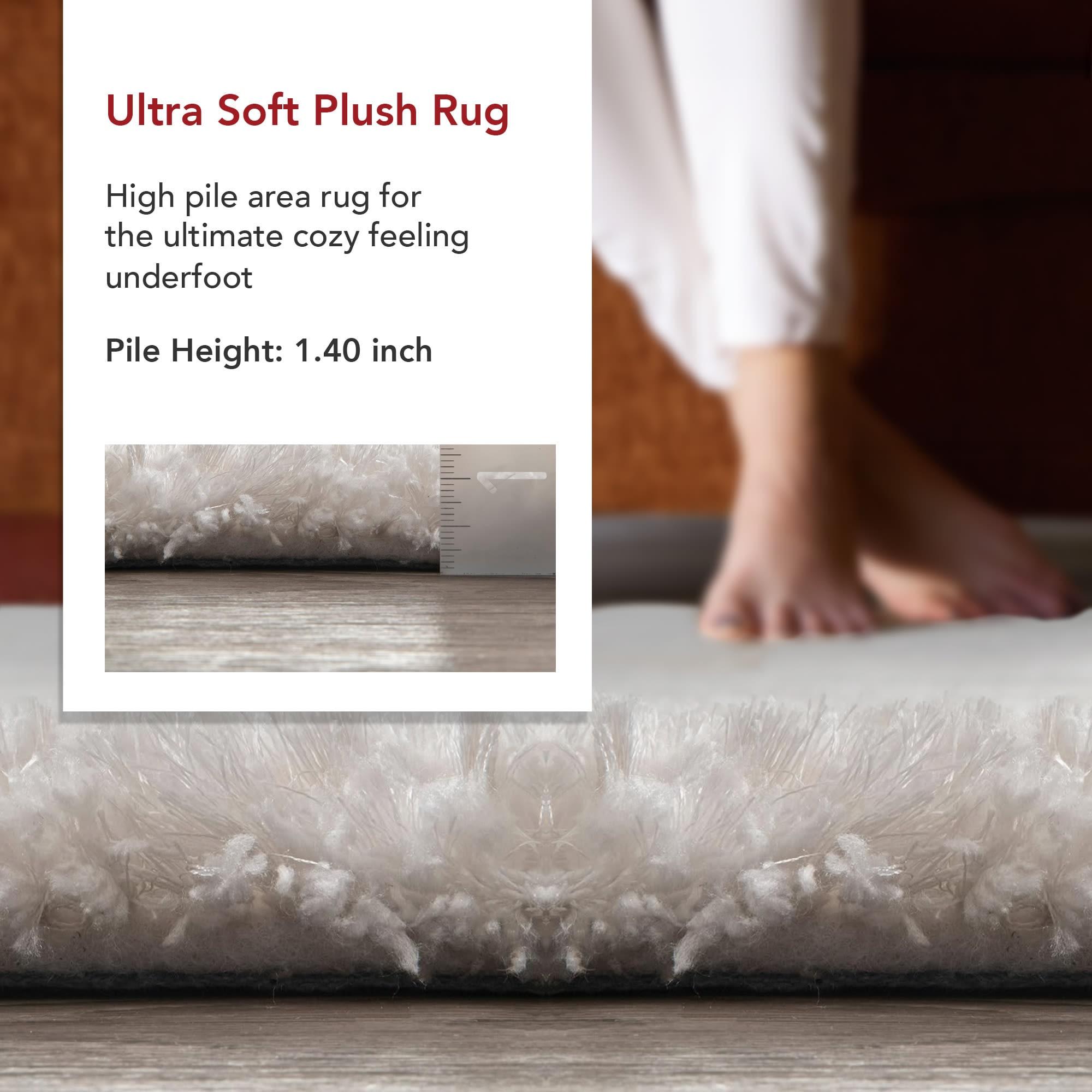 Nuloom Isabel Abstract 8x10 Indoor Area Rug for Living Room Bedroom Dining Room, Off White