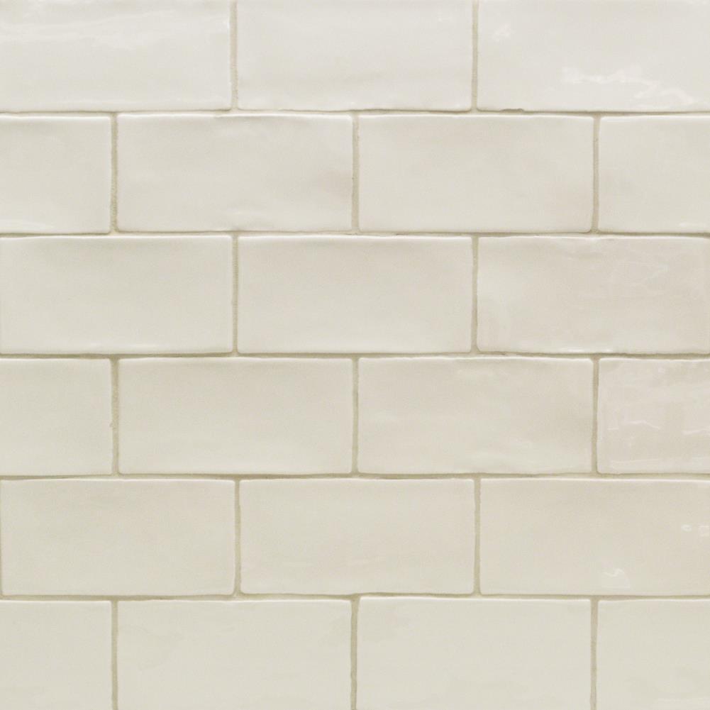 Barcelona 3x6 Blanco Polished Ceramic Subway Wall Tile (5.38 Sq. Ft. / Case)