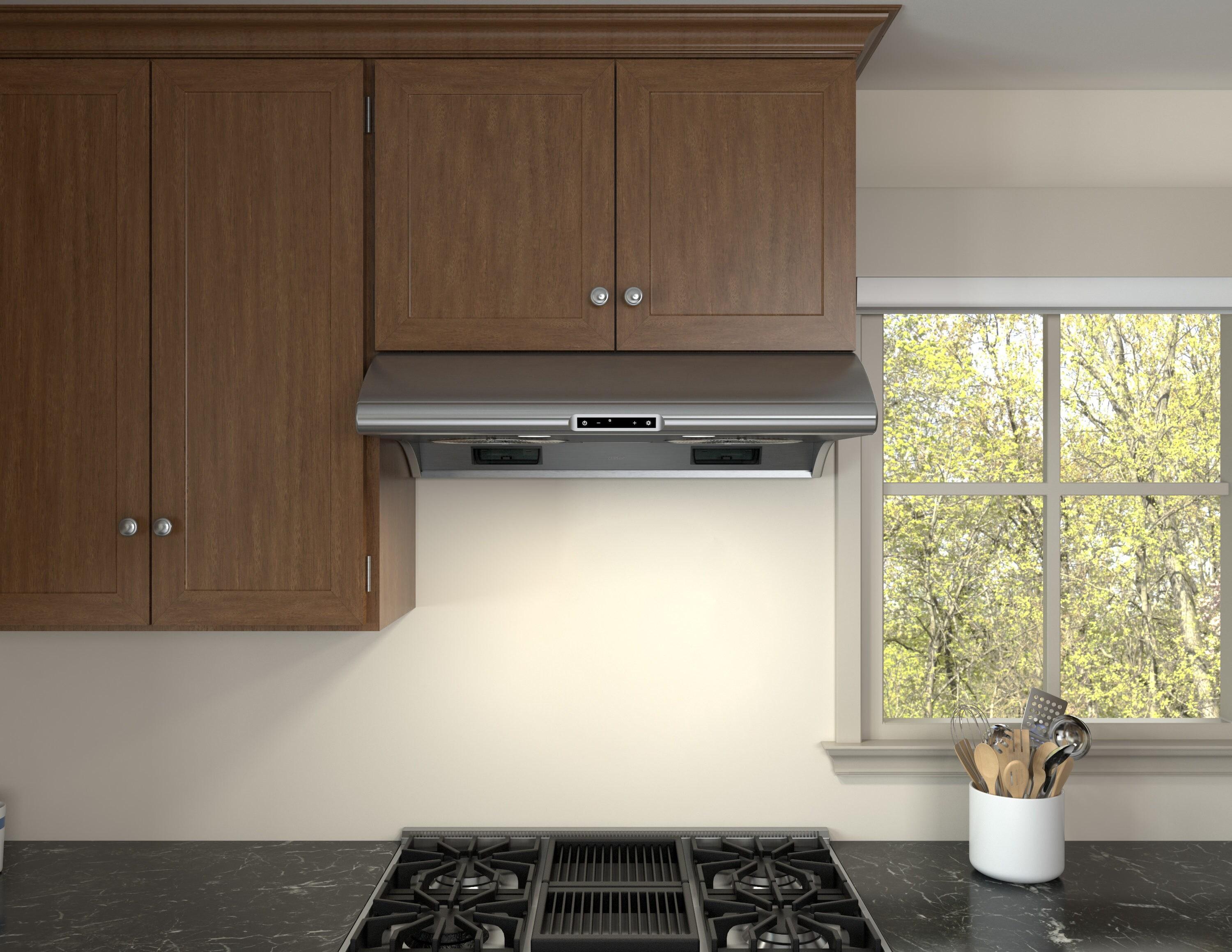 Core Zephyr 36" 850 CFM Under Cabinet Mount Range Hood with LED Lighting
