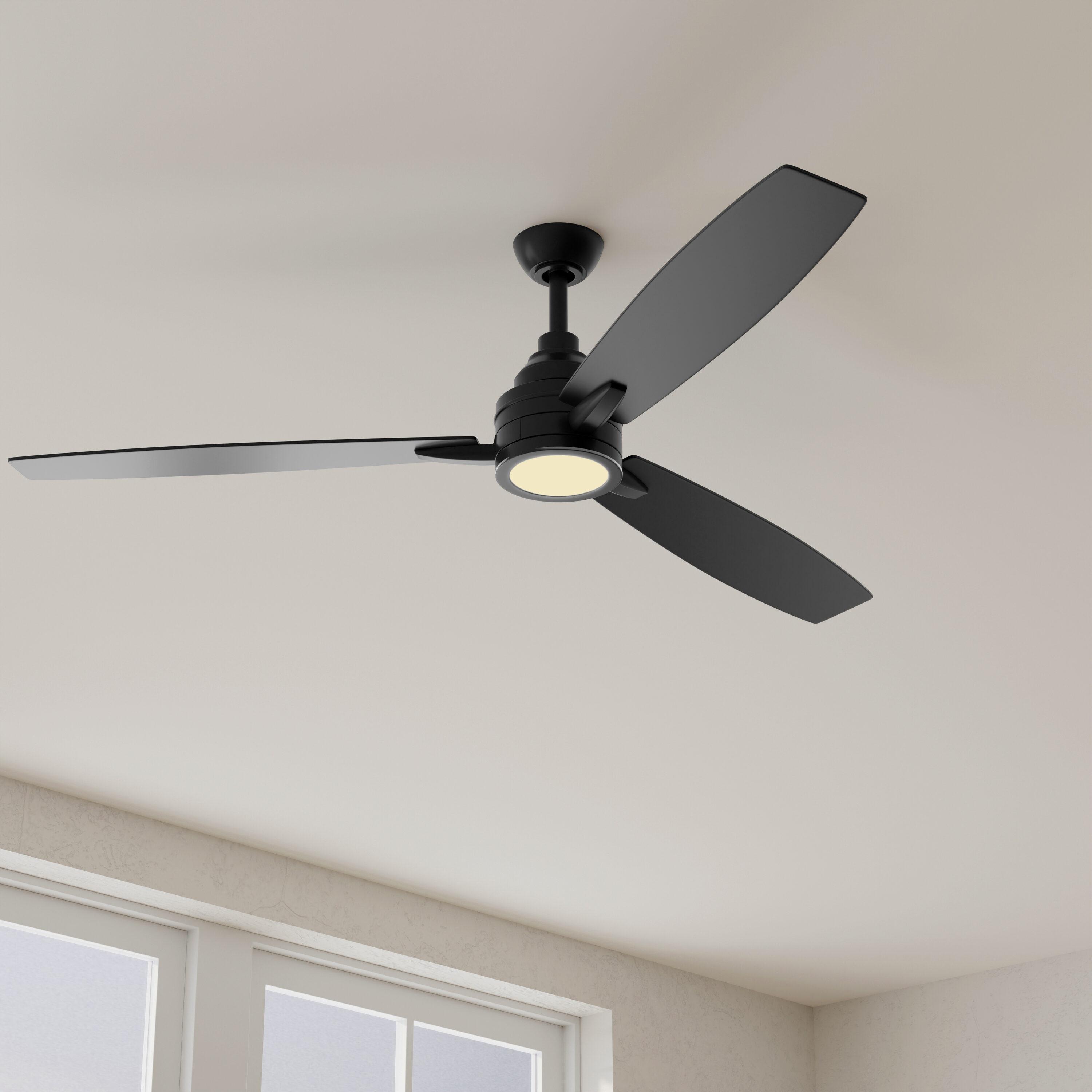 Gaze Collection 60" LED Three-Blade Ceiling Fan