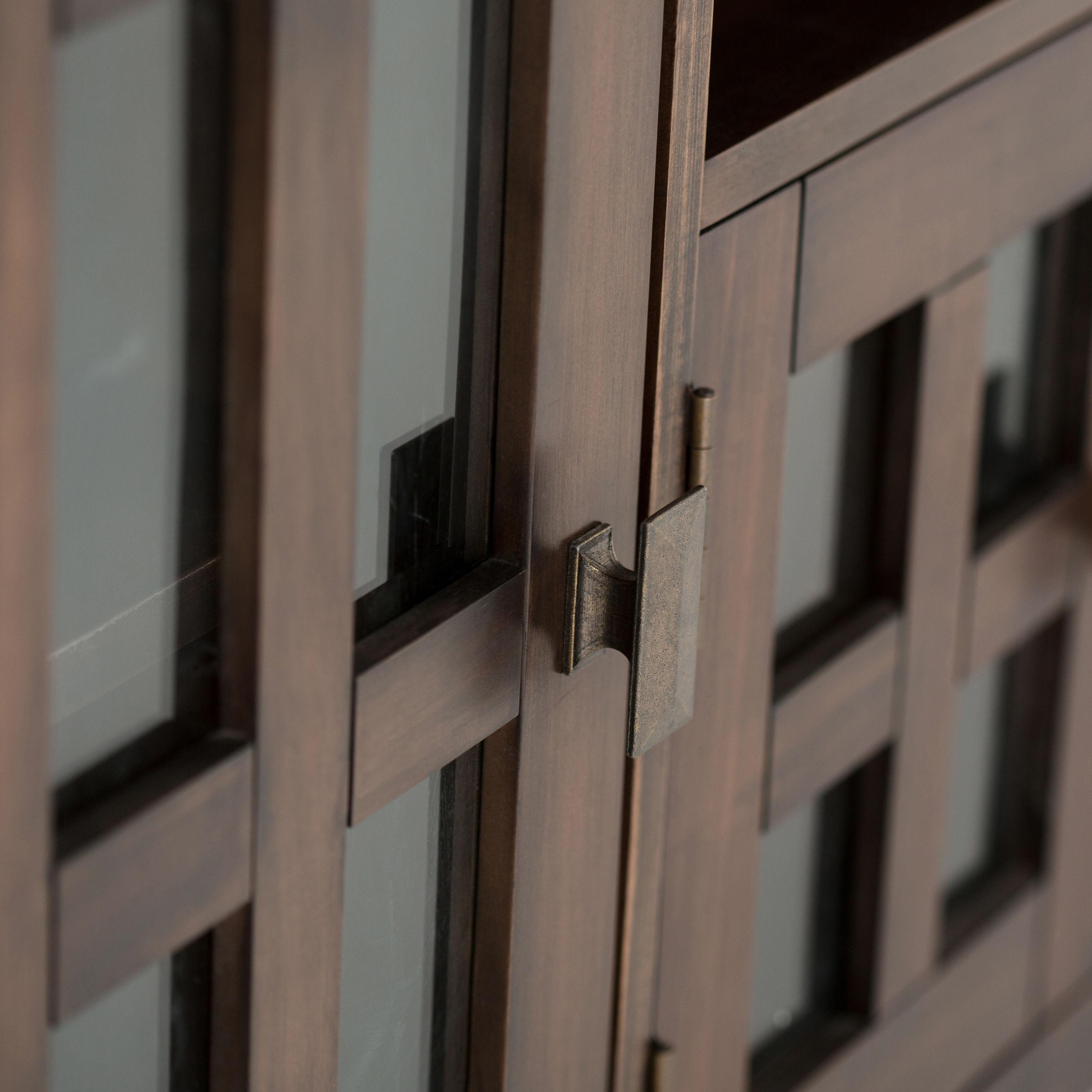 Simpli Home Artisan SOLID WOOD 72 inch TV Media Stand