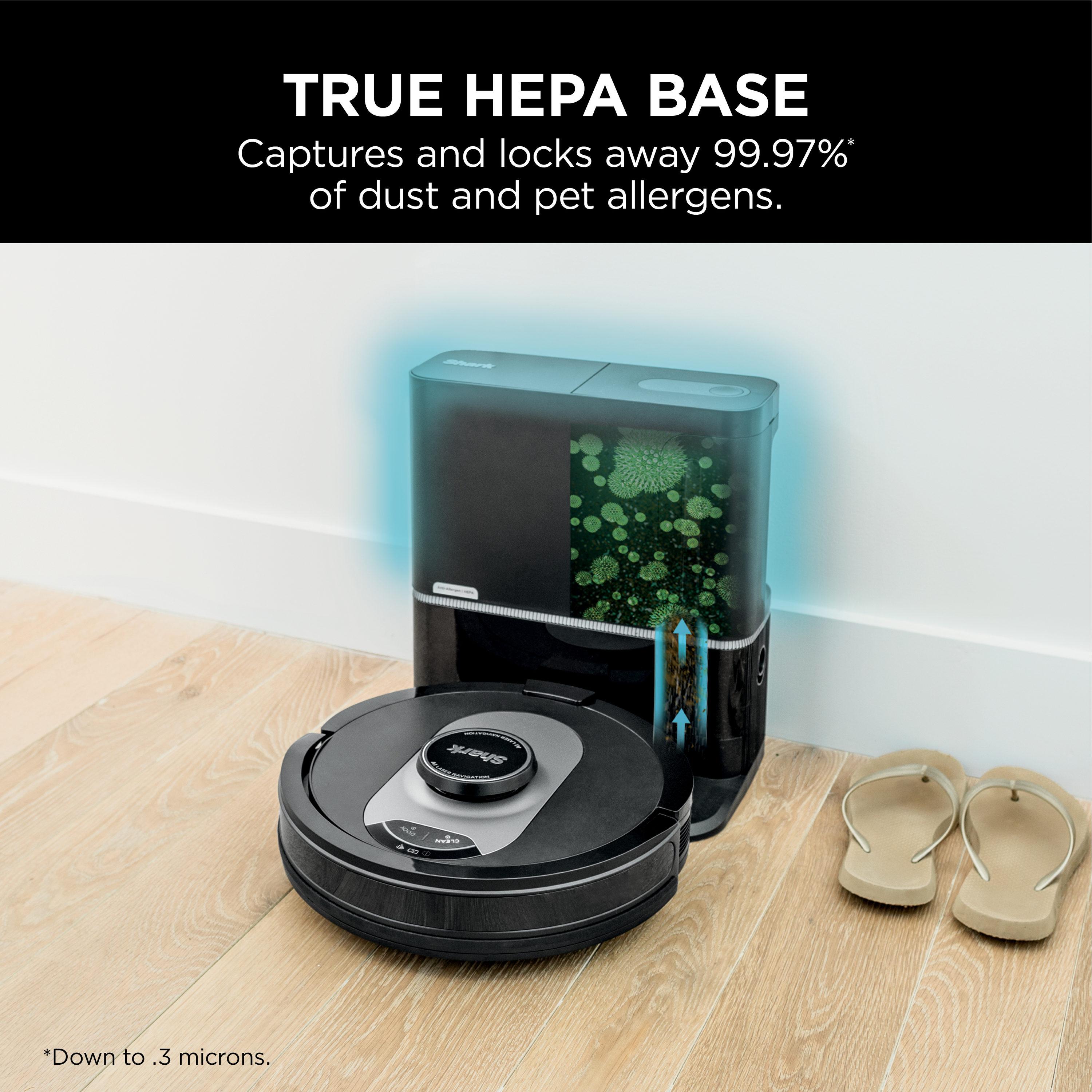 Shark AI Ultra Robot Vacuum with XL HEPA Self-Empty Base, LIDAR Navigation, Wi-Fi Connected - Black