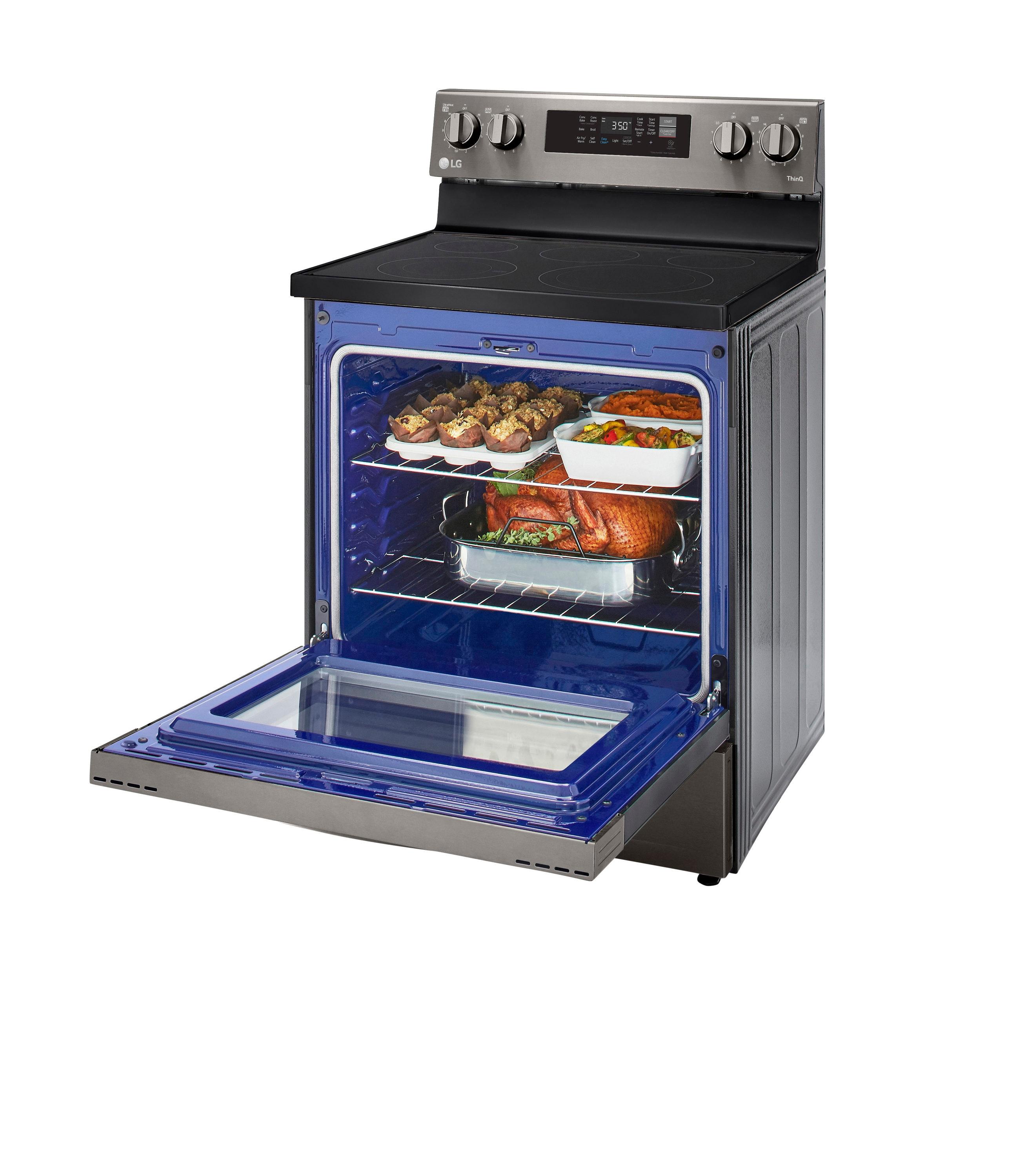 30" 6.3 cu. ft. Smart Freestanding Electric