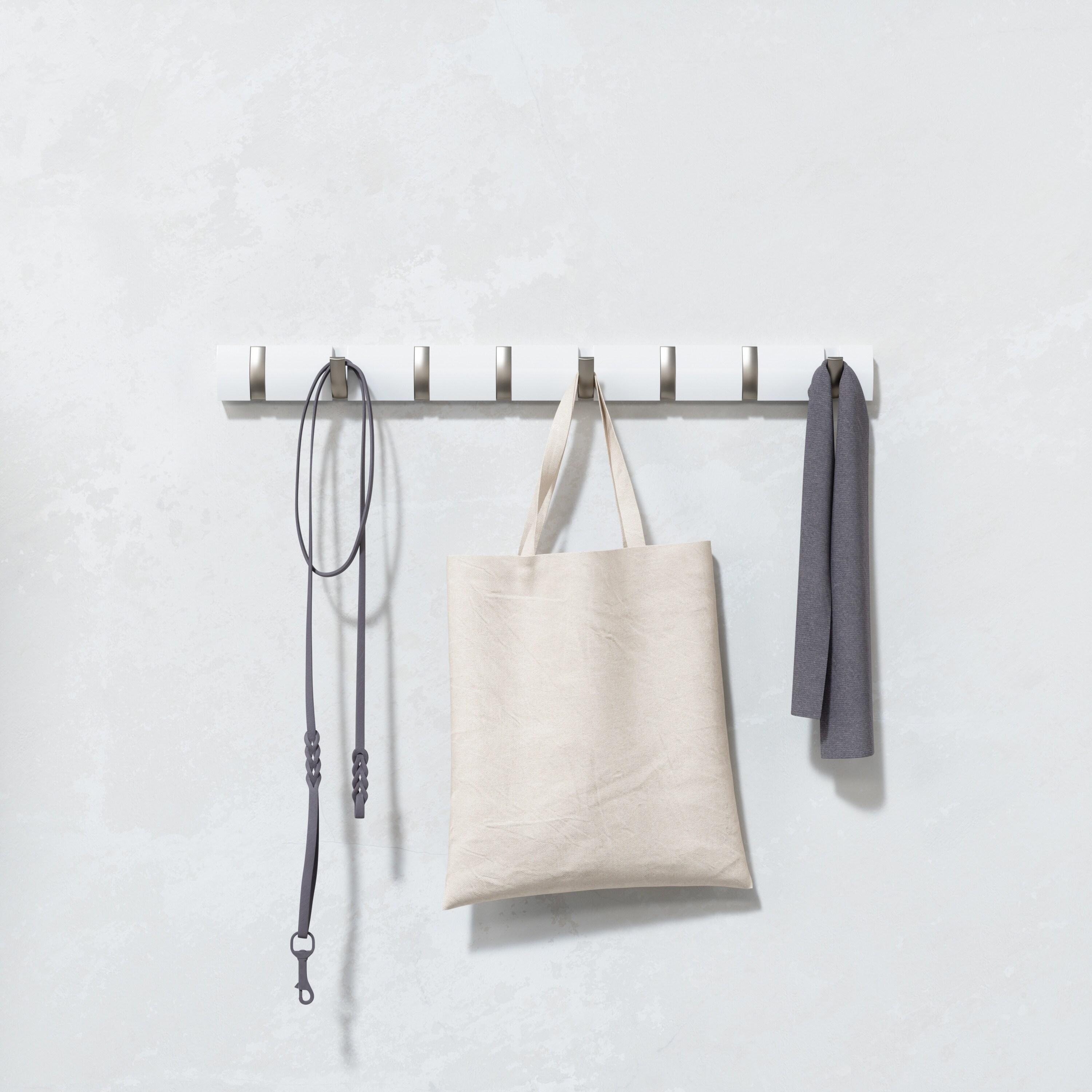Flip 8 - Hook Solid Wood Coat Rack
