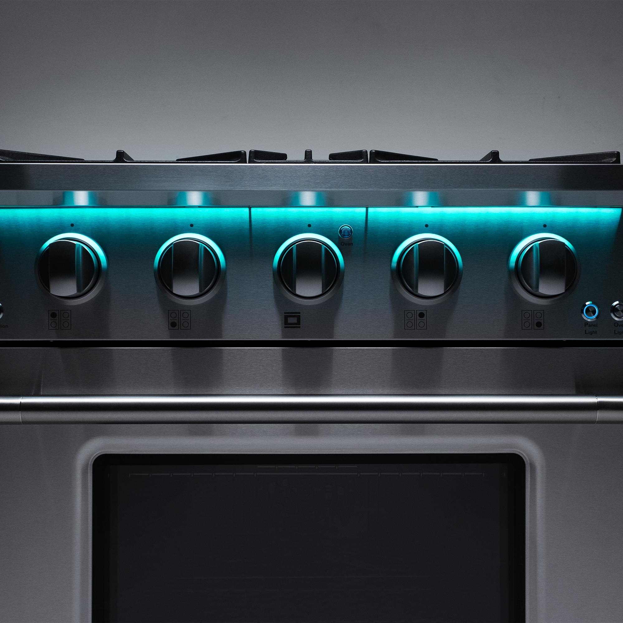 30 in. 3.5 cu. ft. Gas Range with 4 Burners in Stainless Steel