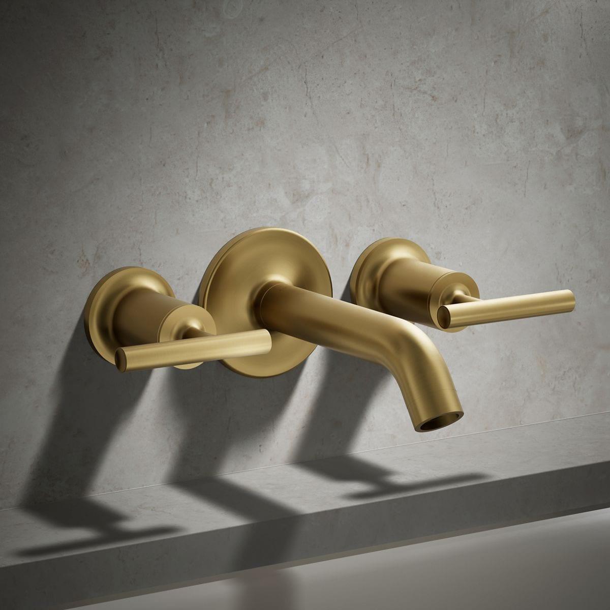 Purist® Deck- or Wall-Mount High-Flow Bath Trim with Lever Handles