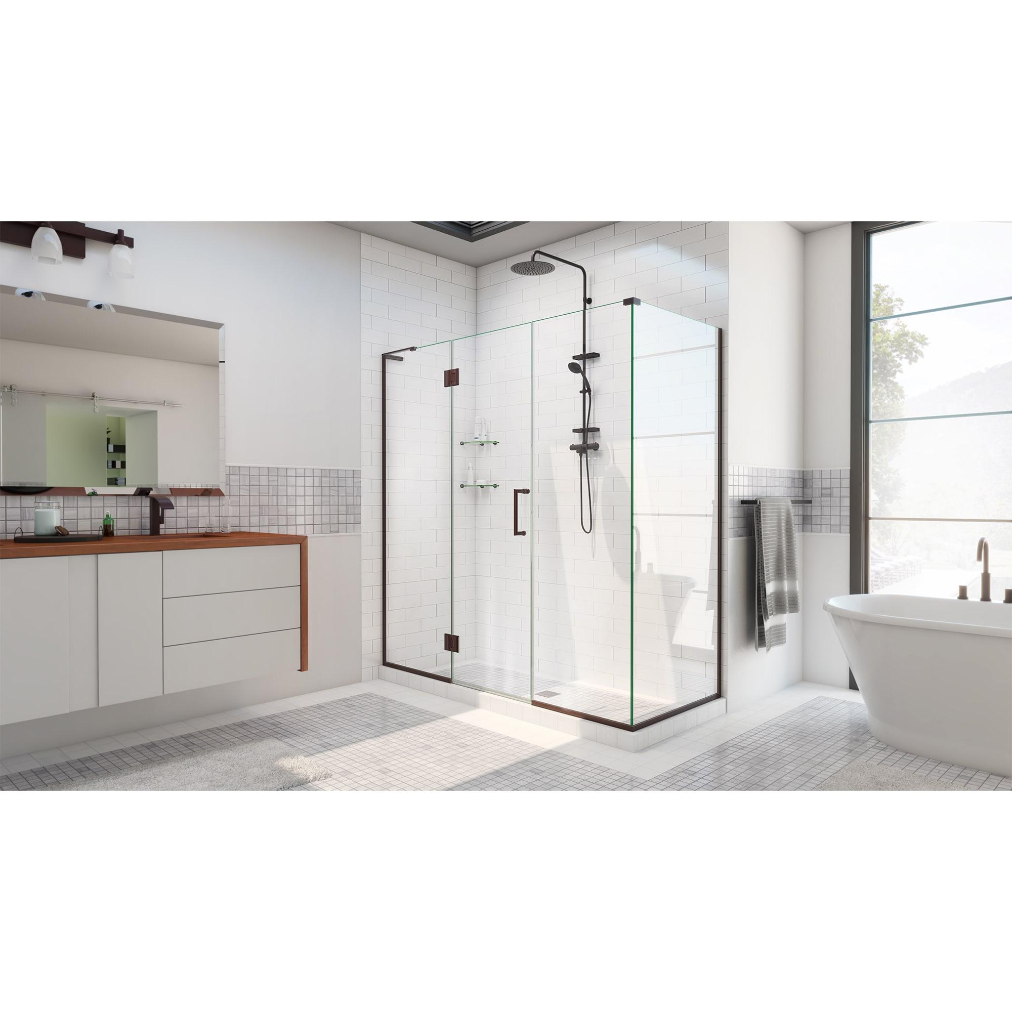 Unidoor-X 52" x 72" Frameless Shower Enclosure