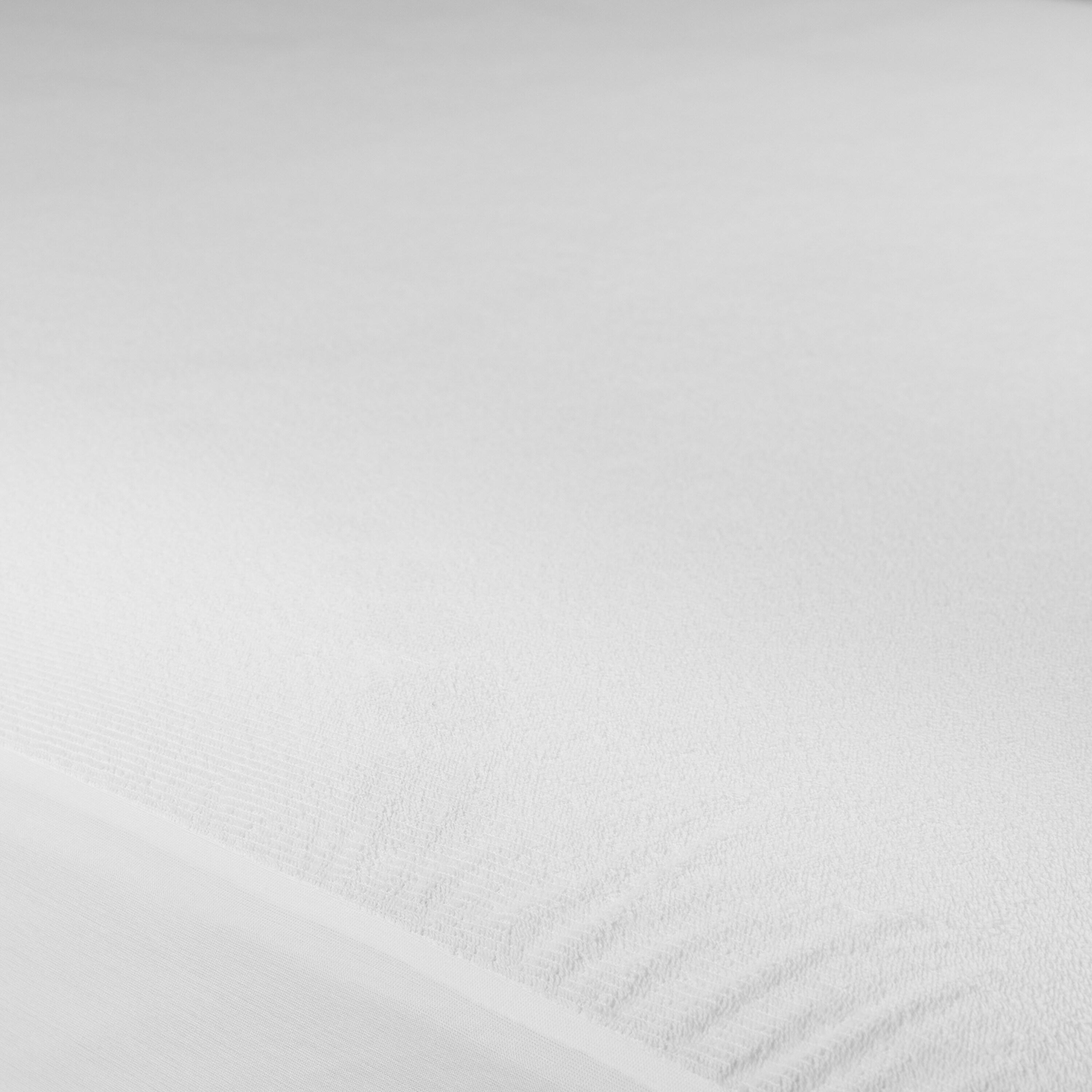 Flash Furniture Capri Comfortable Sleep Premium Fitted Waterproof, Vinyl Free Mattress Protector - Comfortable, Breathable, Quiet, Quilted Fabric Protection - King White