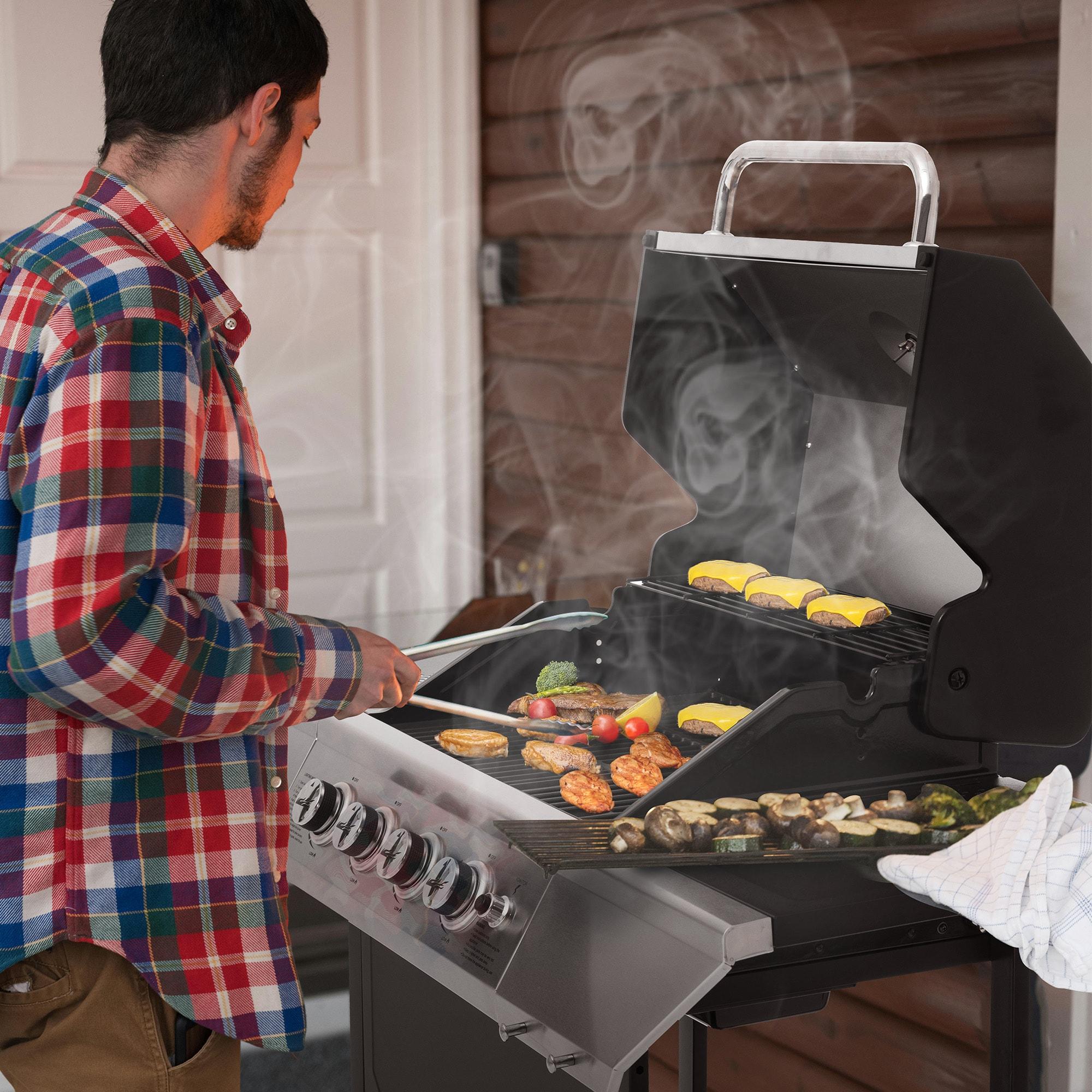 Royal Gourmet GA4400T Stainless Steel 4-Burner BBQ Gas Grill, 40,000 BTU