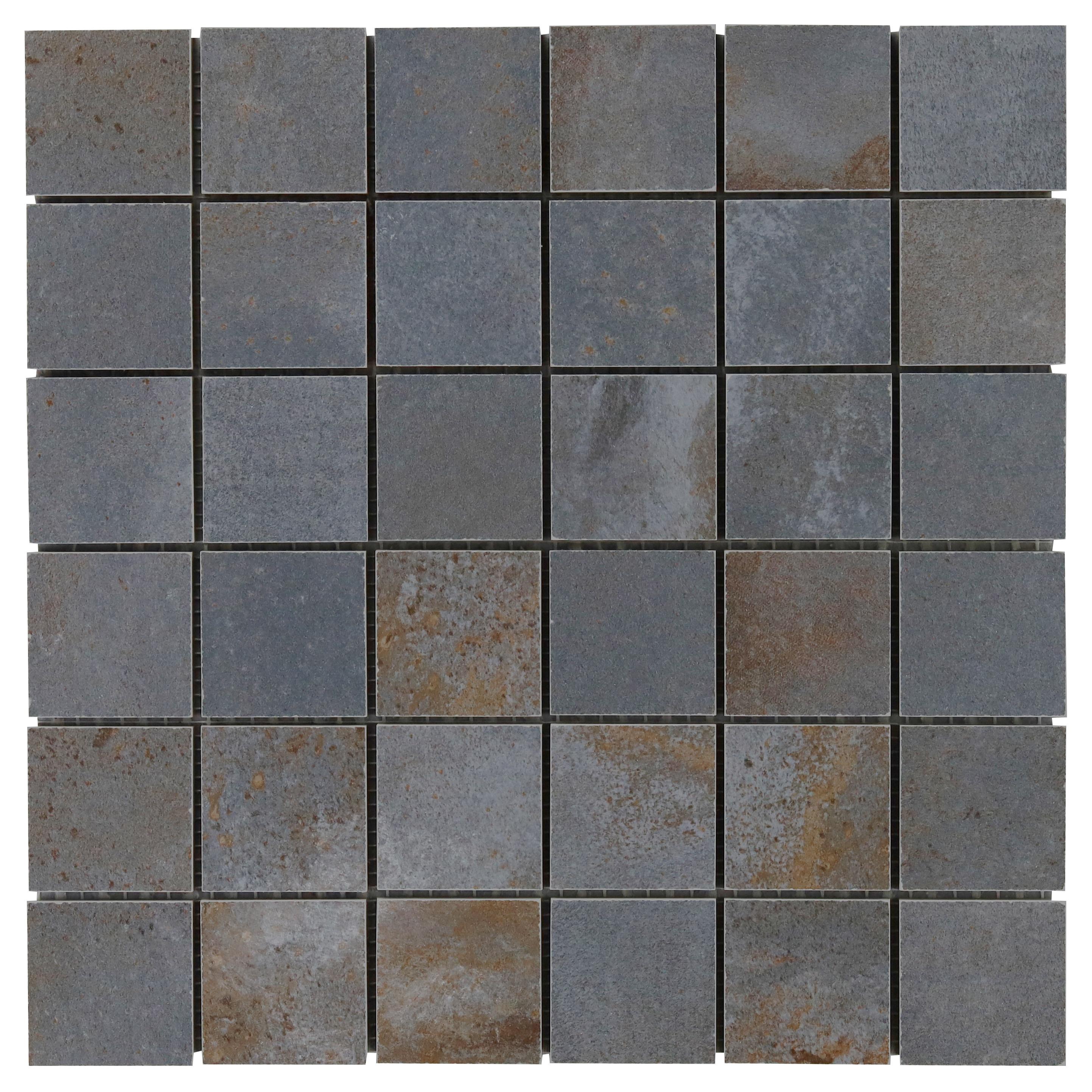 Angela Harris Fuller 11.81 in. x 11.81 in. Matte Porcelain Floor and Wall Mosaic Tile