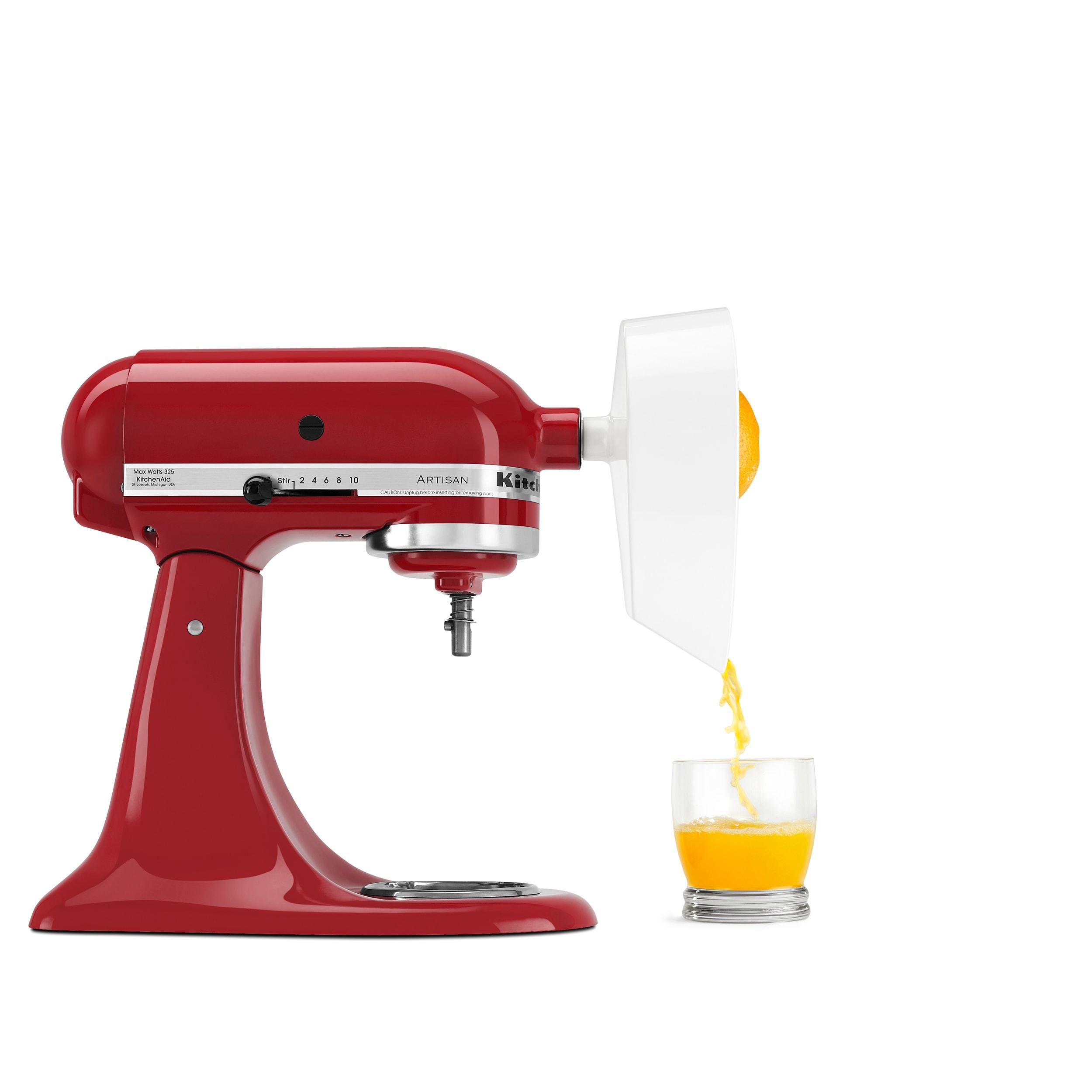 KitchenAid White Plastic Citrus Juicer Attachment for Stand Mixer