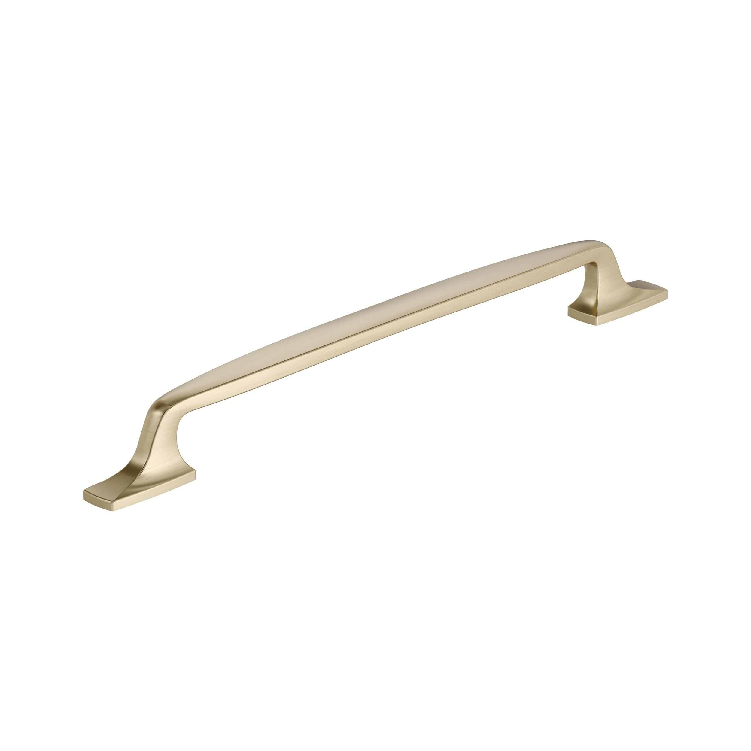 Amerock Highland Ridge 10-1/16 inch (256mm) Center-to-Center Golden Champagne Cabinet Pull