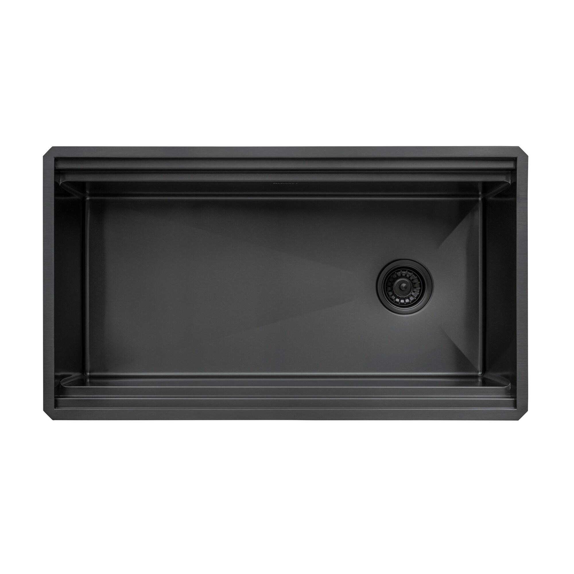 Ruvati 20 x 14 inch Semi-Recessed Drop-in Topmount Rectangular Bathroom Sink