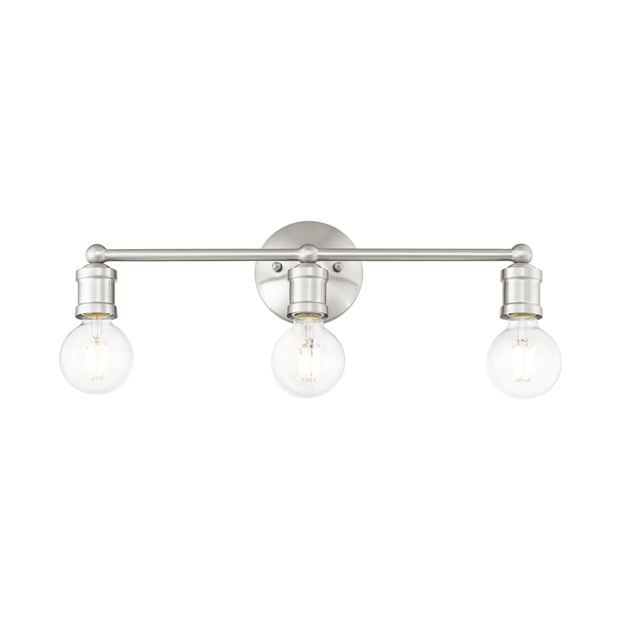 Livex Lighting Lansdale 3 - Light Vanity in  Brushed Nickel