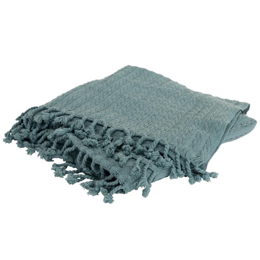 Rizzy Home Hand Woven Throw Blanket