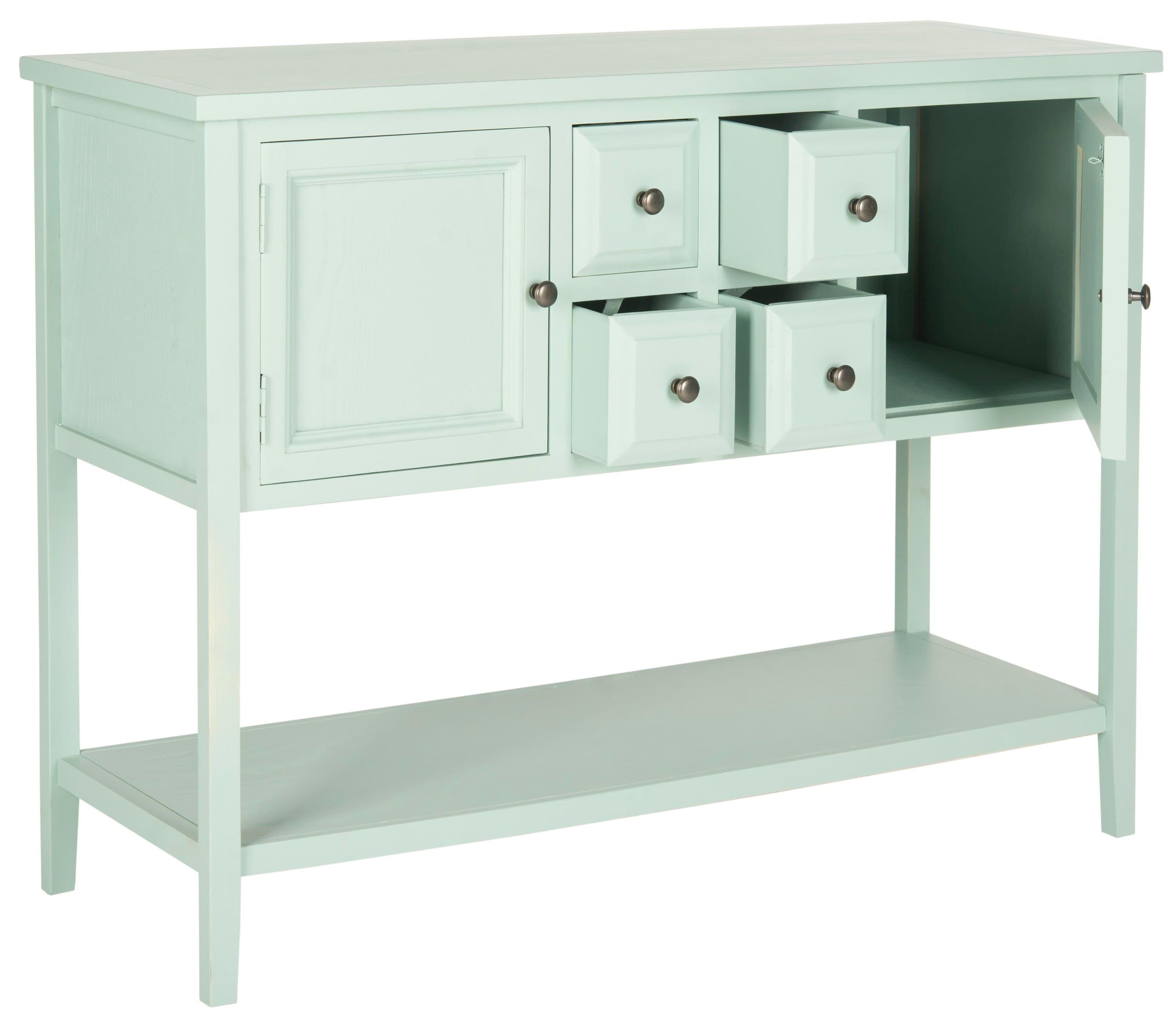 Charlotte Sideboard - AMH6517 - Aqua Smoke - Safavieh Couture