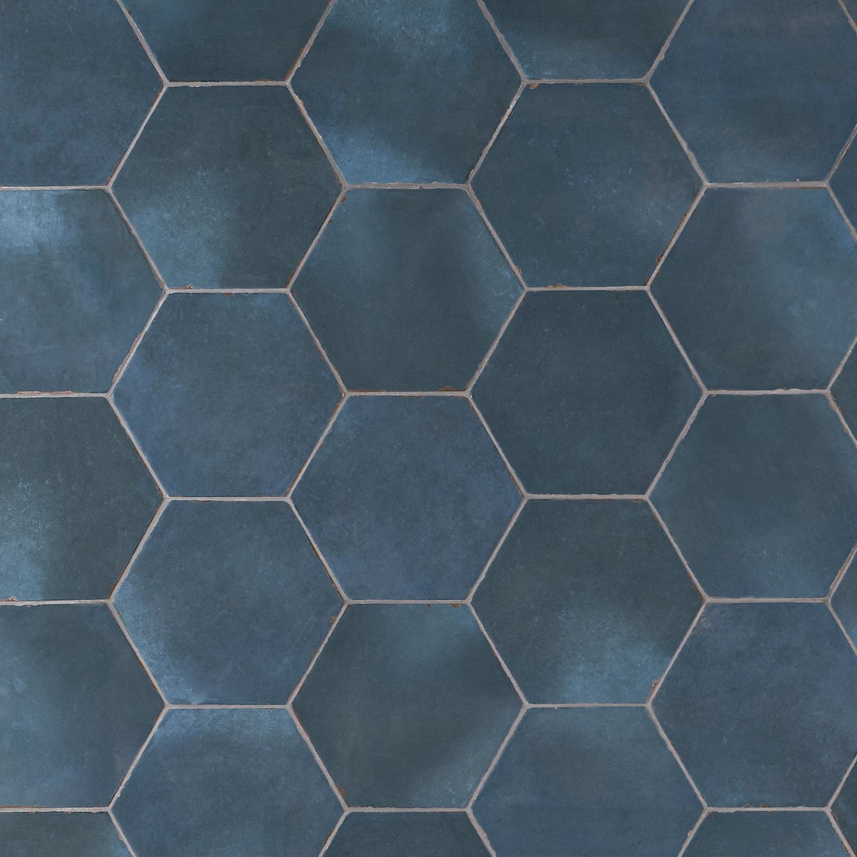 Bond Tile Palo Alto Hex 6" Hexagon Handmade Look Porcelain Floor and Wall Tile (5.38 Sq. Ft. / Case)
