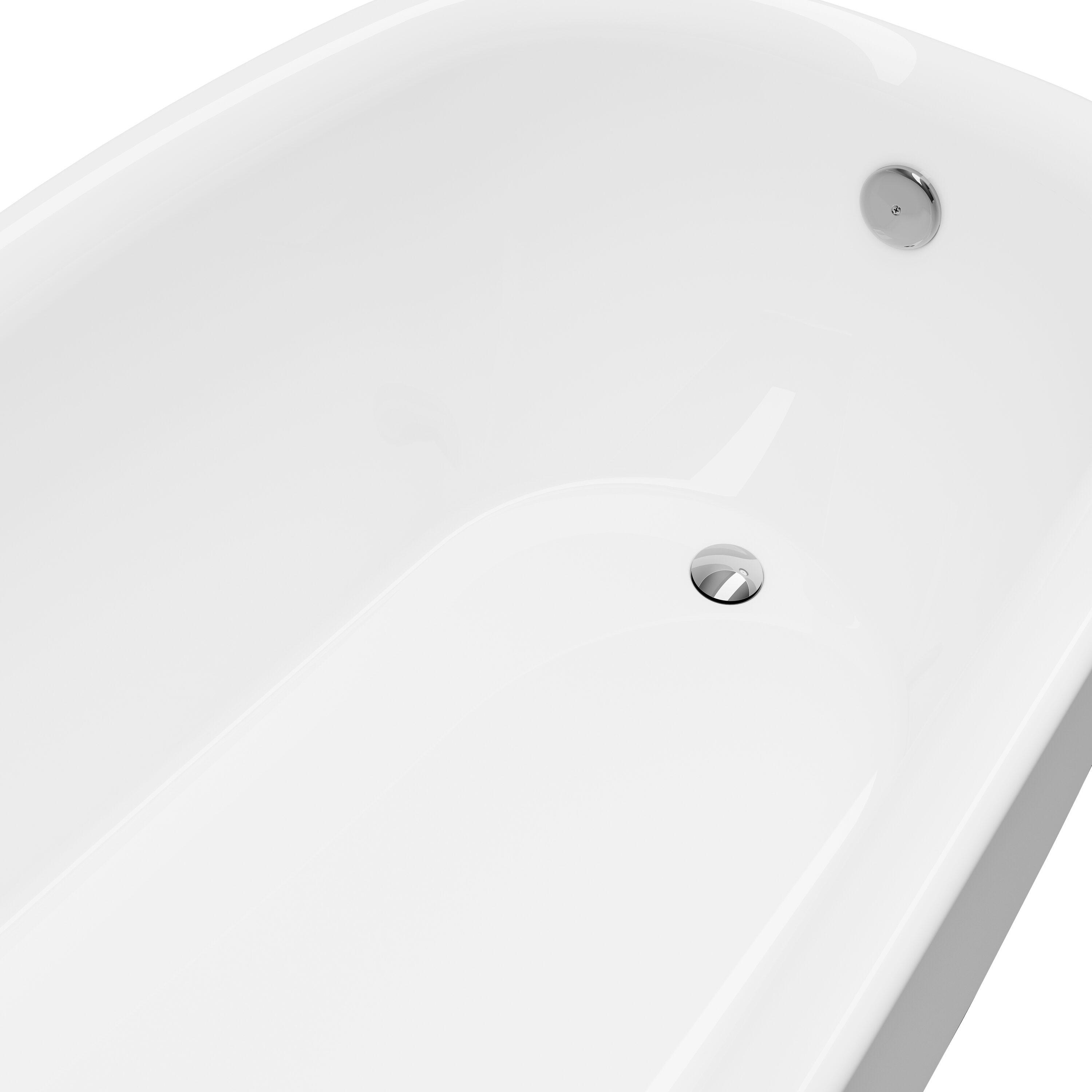 A&E Bath & Shower BT-770-NF 68 in. Axel-No Faucet Freestanding Bathtub