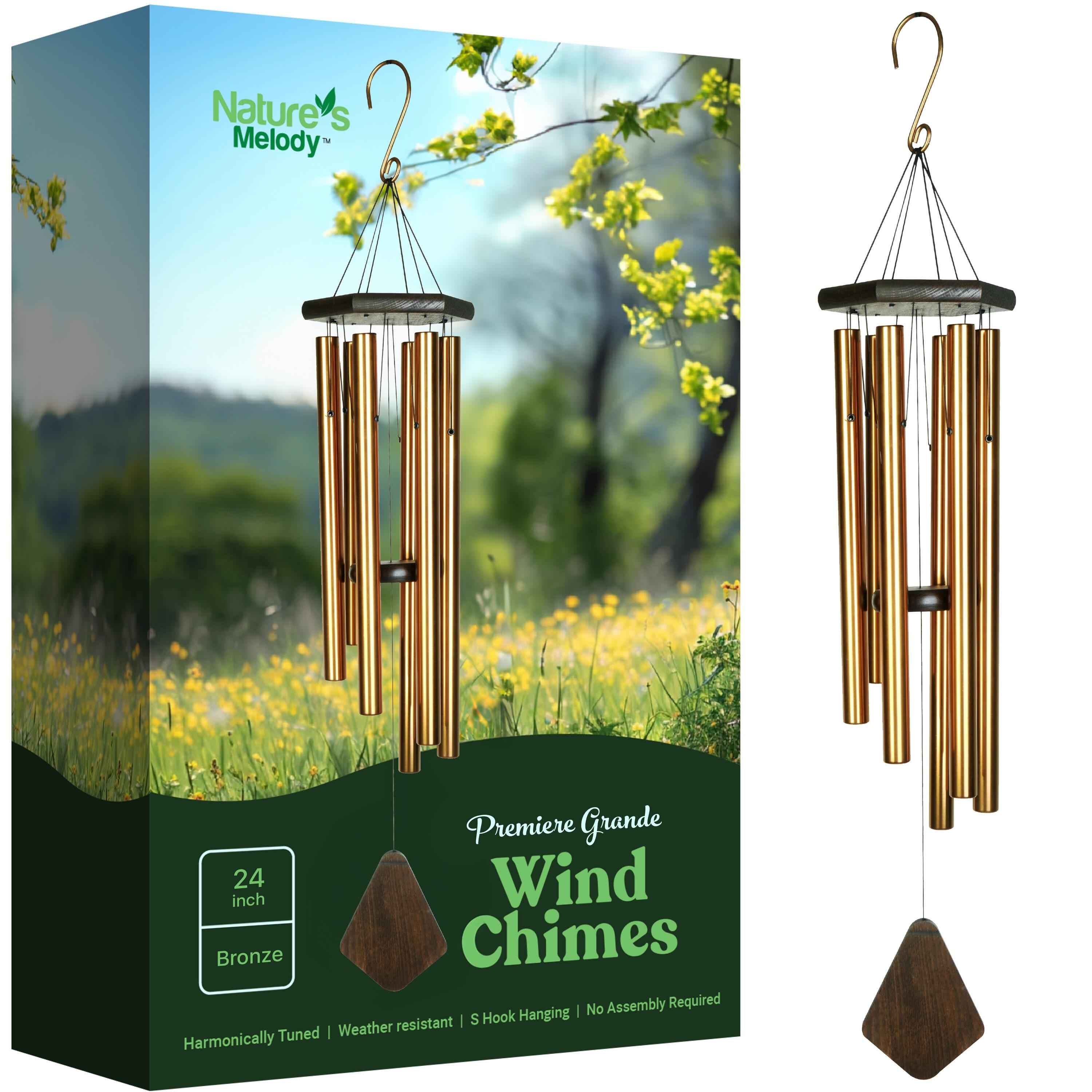 Nature's Melody Nature's Melody Tuned 6-Tube Outdoor Wind Chimes
