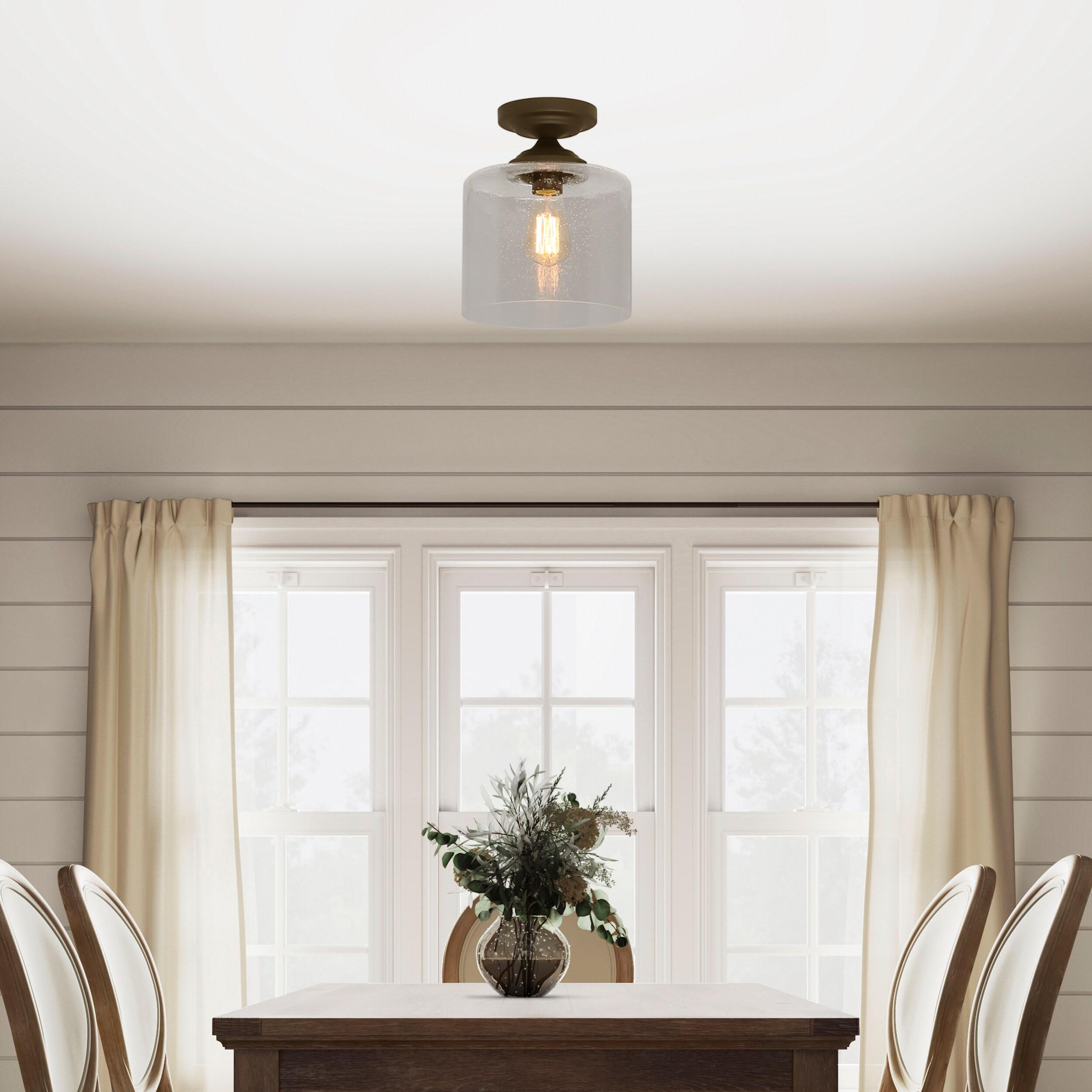 Winslow Glass Semi Flush Mount