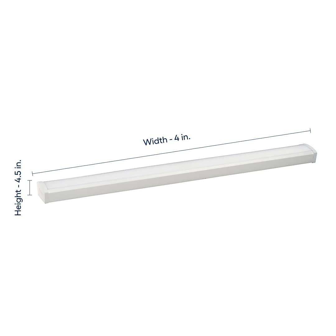 57522WT-Maxim Lighting-Wrap-40W 1 LED Flush Mount-4 Inches wide by 4.5 inches high-White Finish-3000 Color Temperature