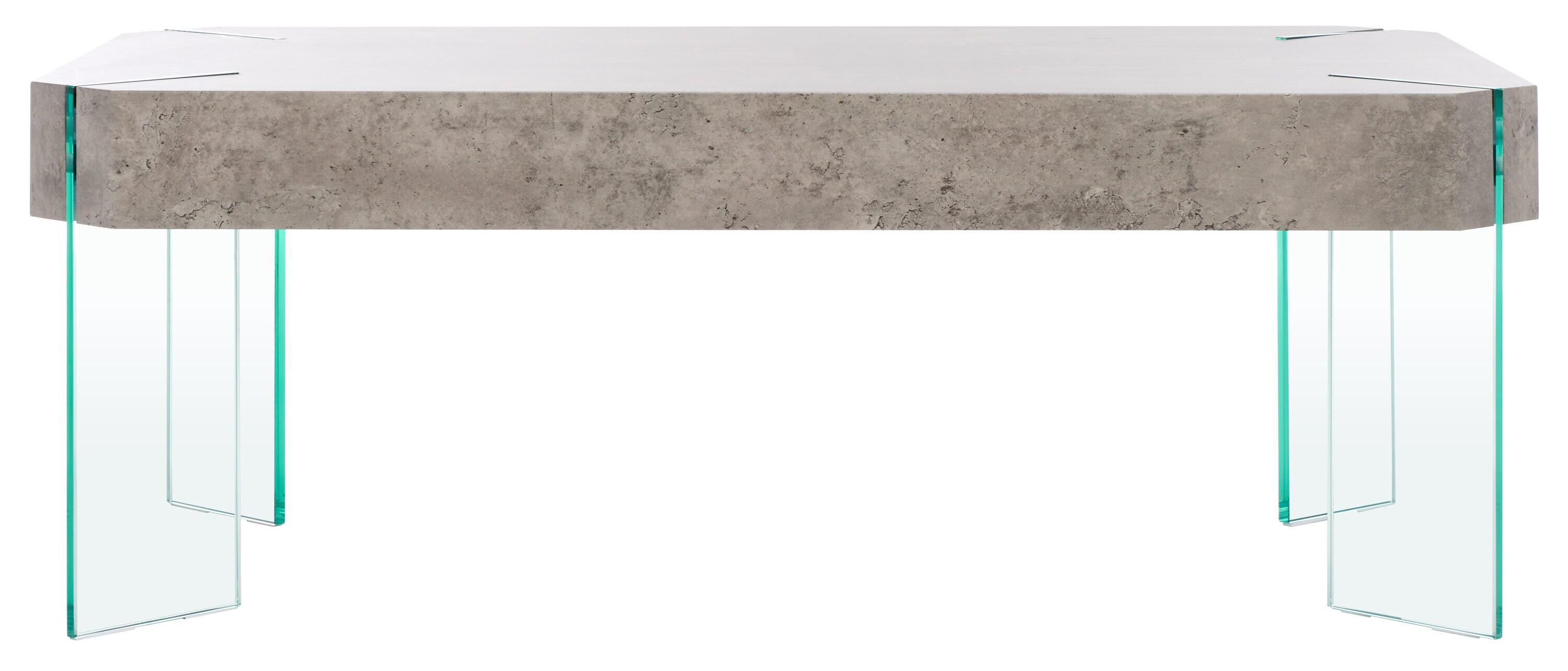Katelyn Coffee Table - Light Concrete - Safavieh