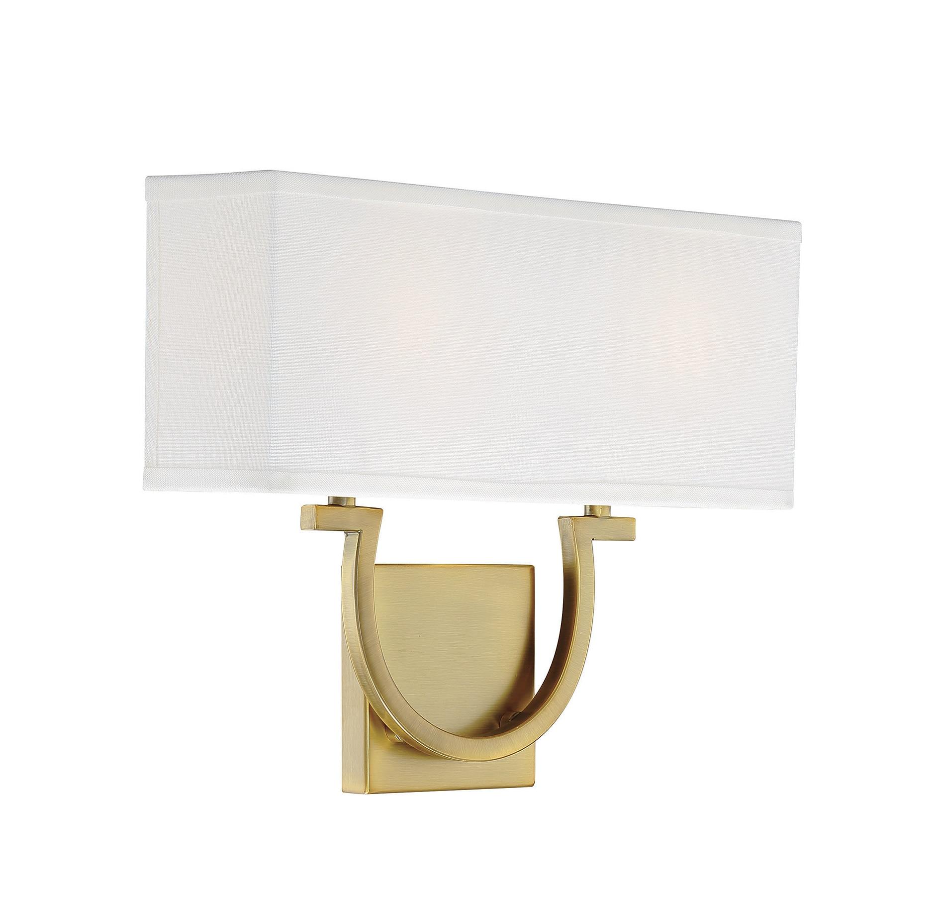 Savoy House Rhodes 2 - Light Wall Light in Warm Brass