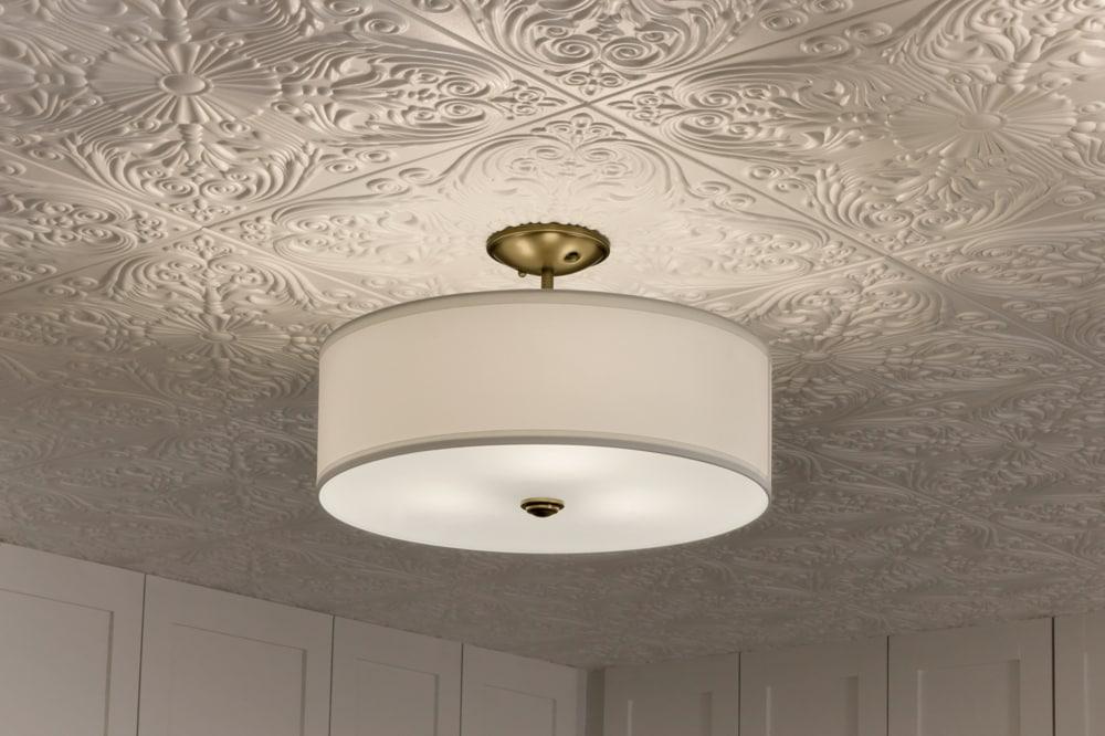 Kichler Lighting Shailene 3 - Light Semi-Flush Mount in  Natural Brass