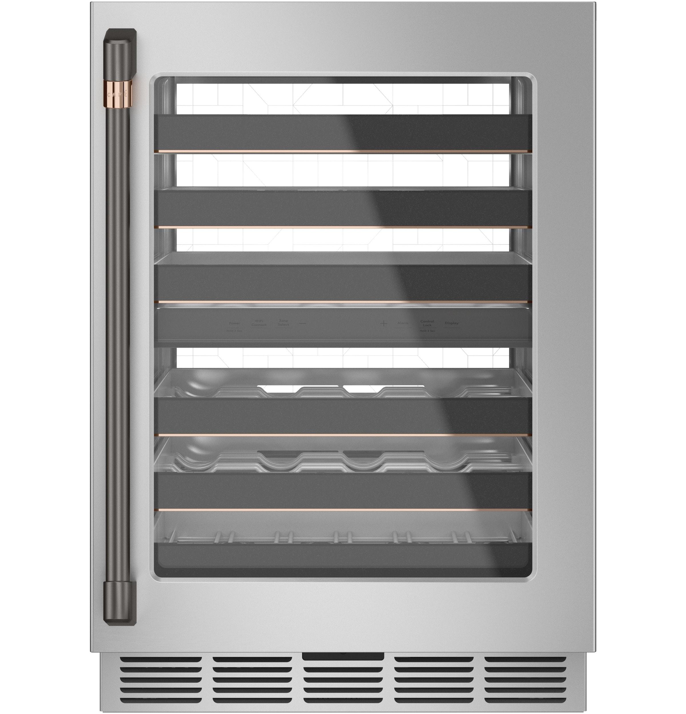 Smart Appliances 46 Bottle Dual Zone Convertible Wine and Beverage Refrigerator with WiFi