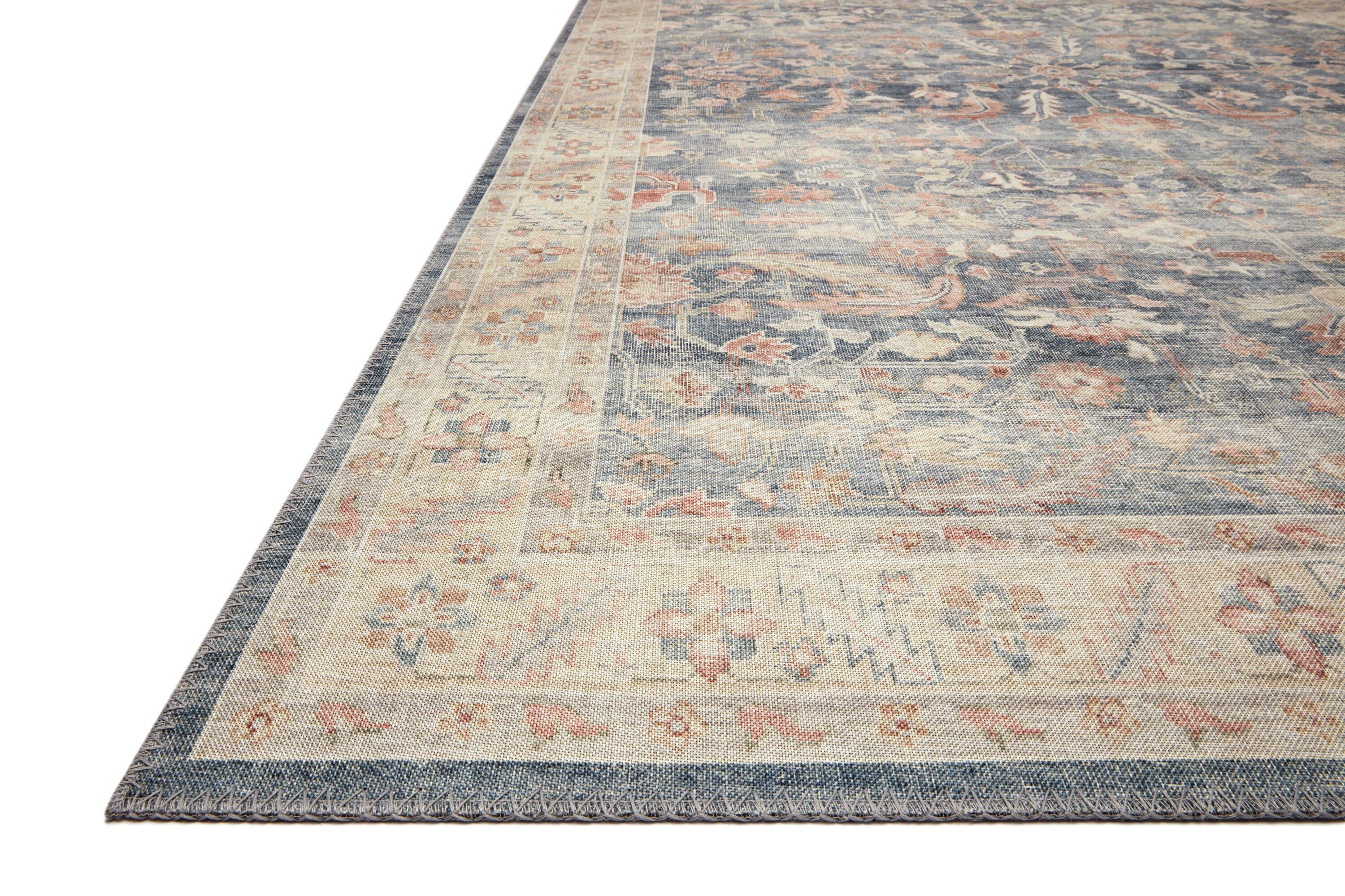 Loloi II Hathaway Printed Oriental Denim / Multi Area Rug