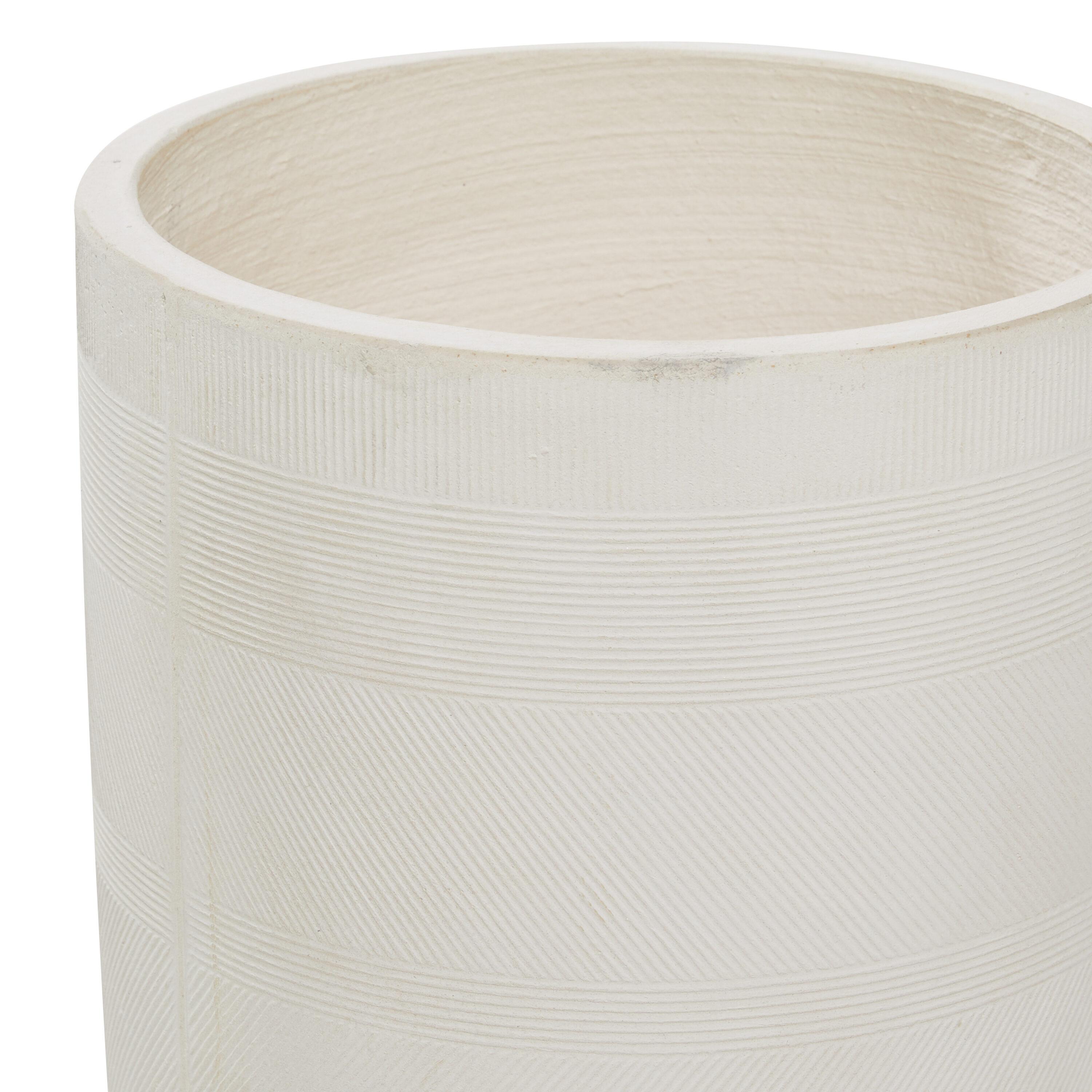 Set of 2 Cylindrical Fiberclay Planters - Olivia & May