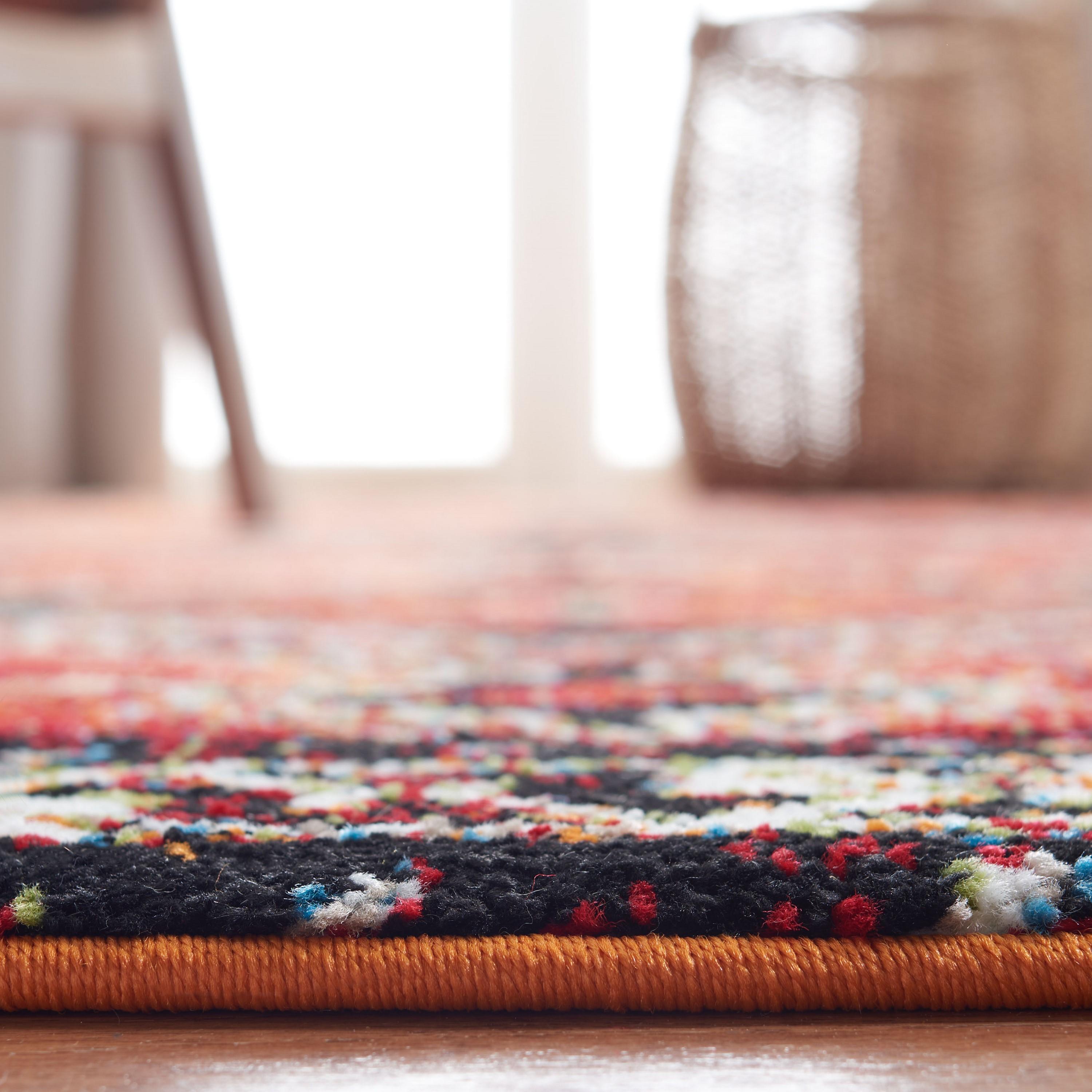 Vintage Hamadan VTH293 Power Loomed Runner Rug - Orange/Red - 2'3"x8' - Safavieh.