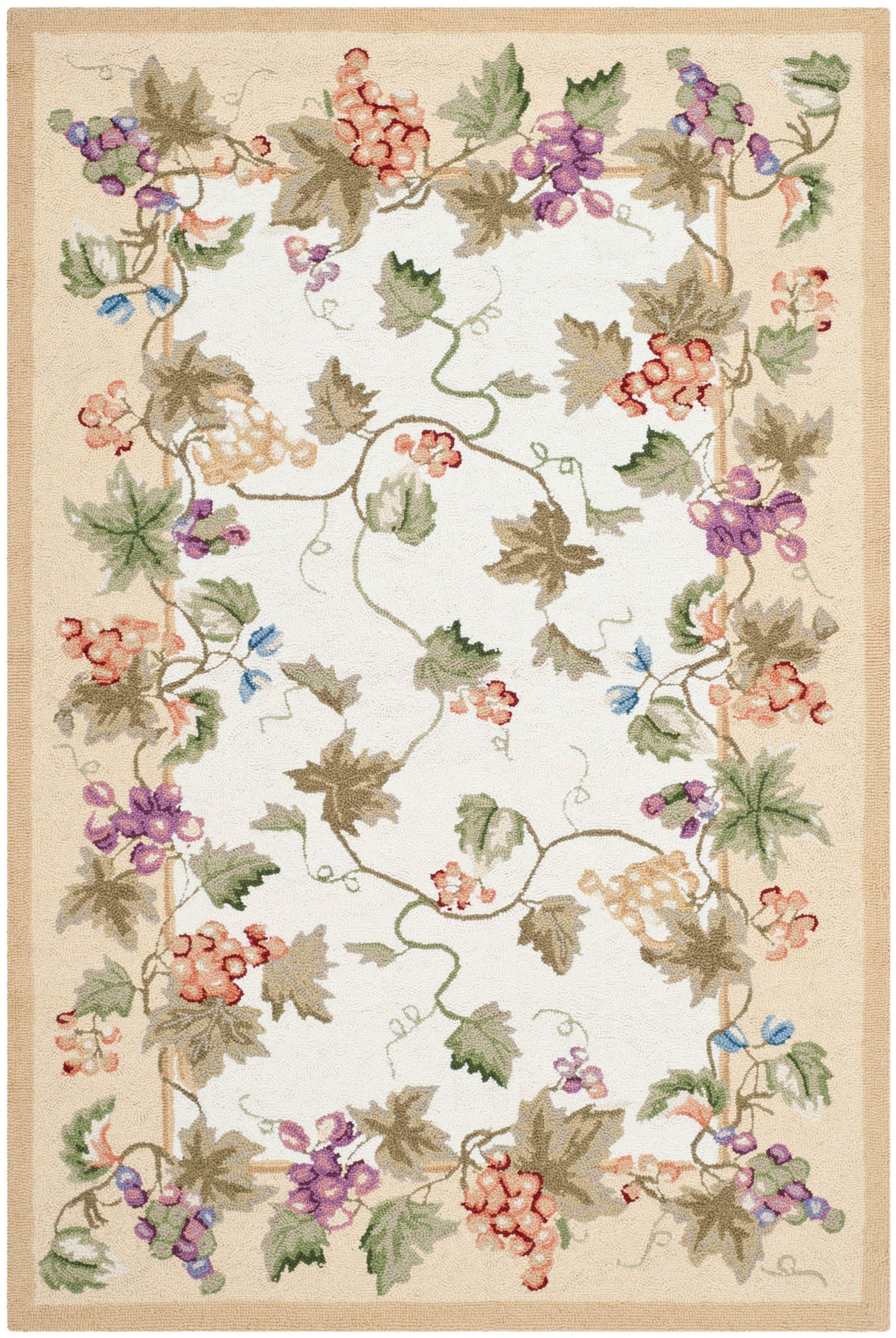 Chelsea HK116 Handmade Area Rug - 3'9"x5'9" - Ivory - Safavieh