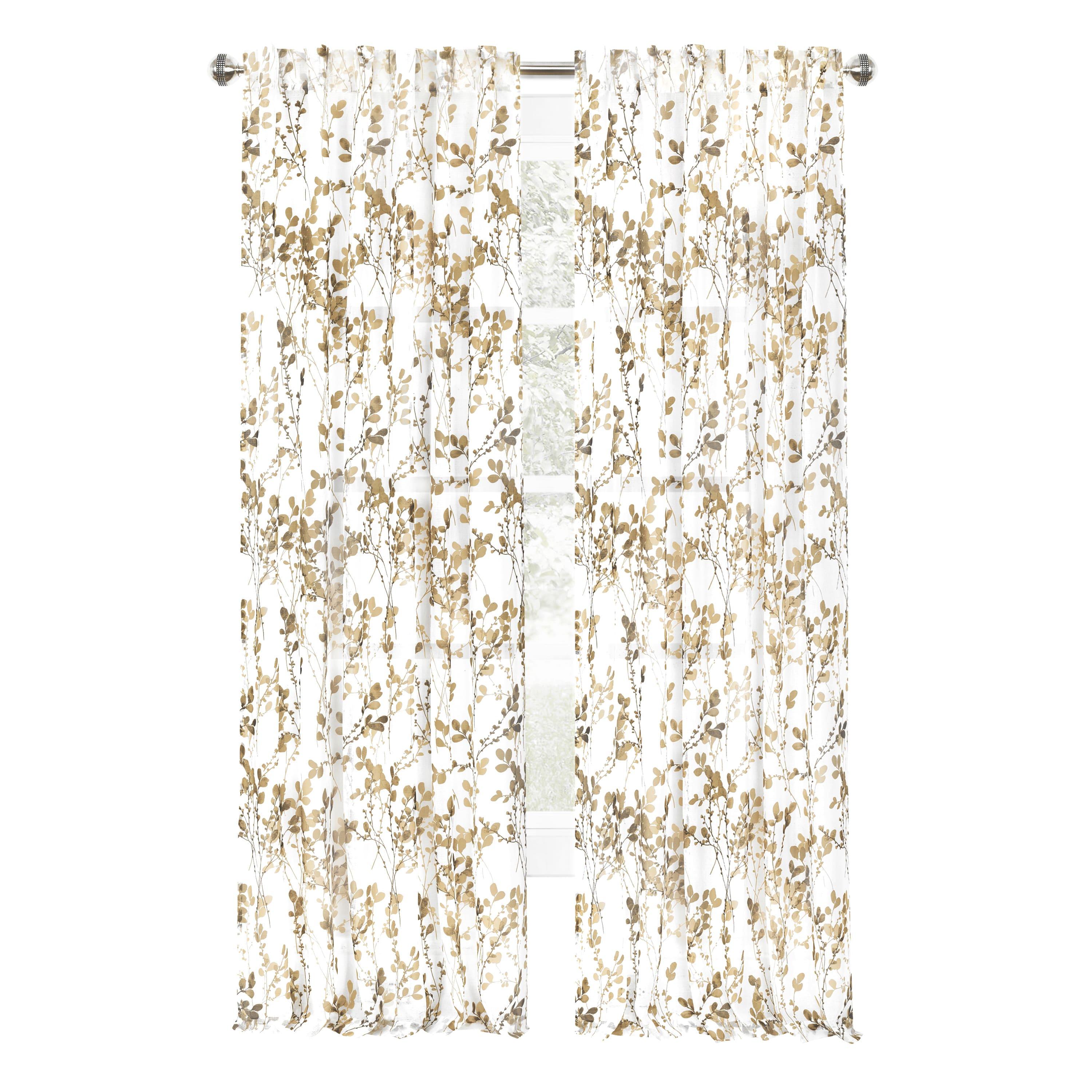 Molineux Polyester Semi Sheer Curtain Panel
