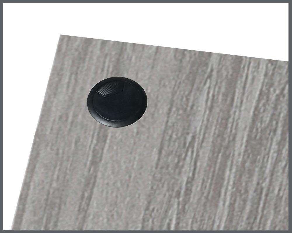 Saint Birch Ansel 56 inches L-Desk with Keyborad Pullout Tray, White