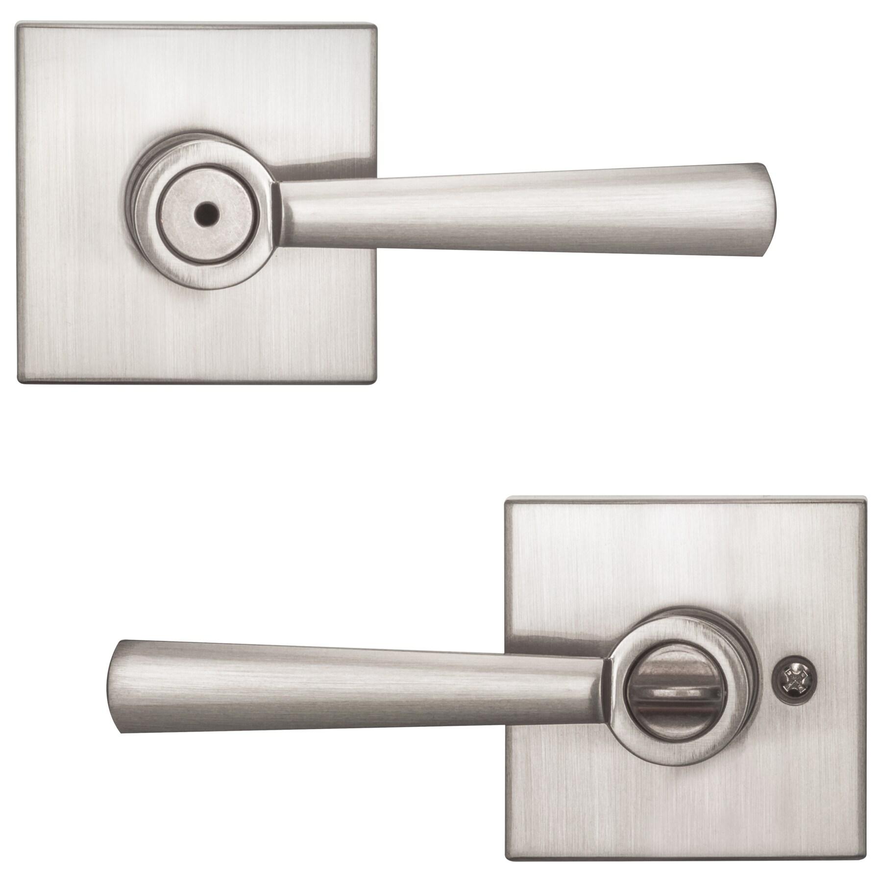 Baldwin Spyglass Bed/Bath Lever in SN