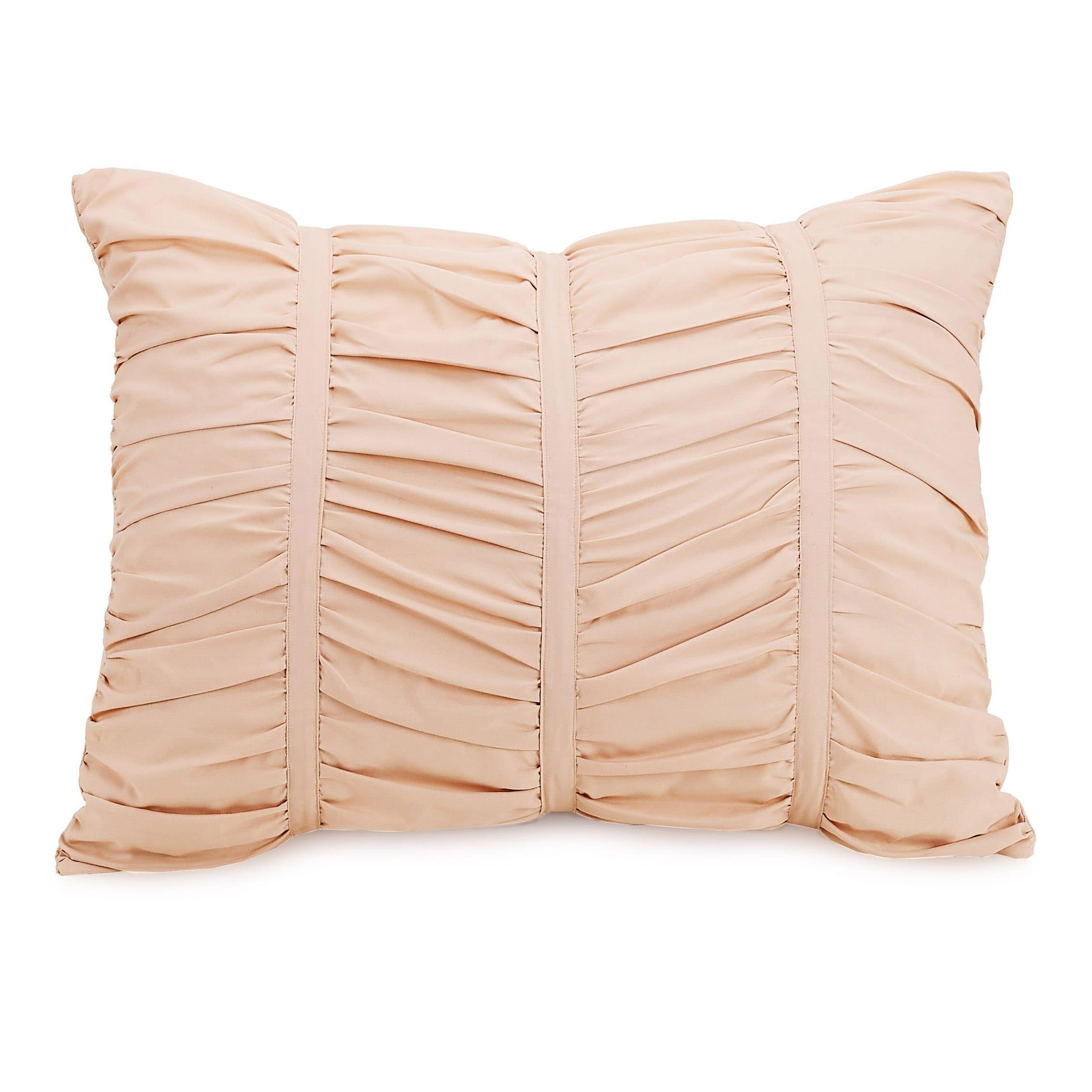 Modern Heirloom Emily Ruched Solid Textured Comforter Set