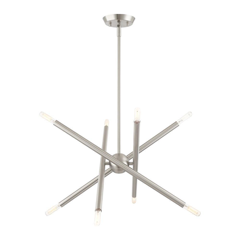 Livex Lighting Soho 8 - Light Chandelier in  Brushed Nickel