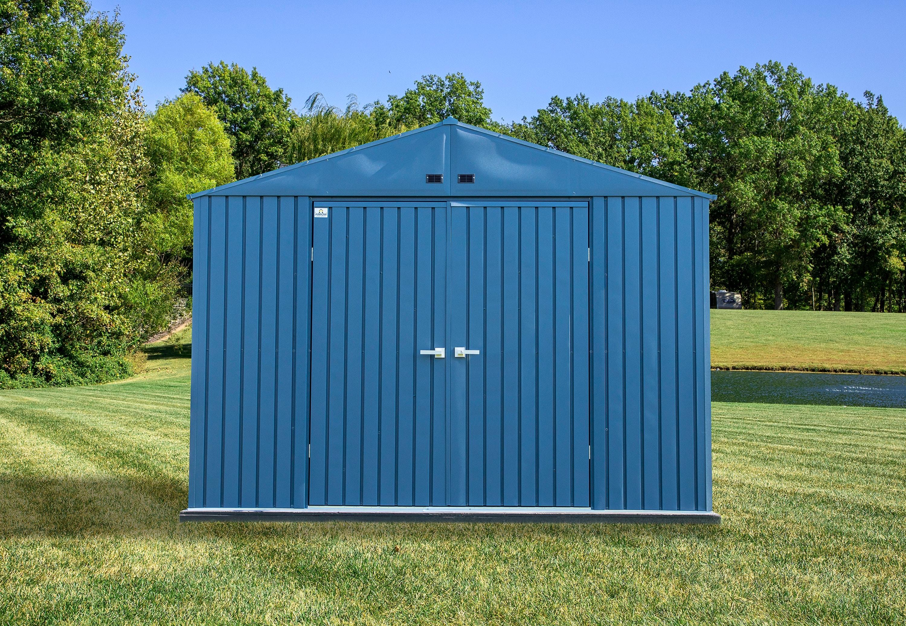 Arrow Arrow Elite 10 ft. W x 12 ft. D Galvanized Steel Storage Shed